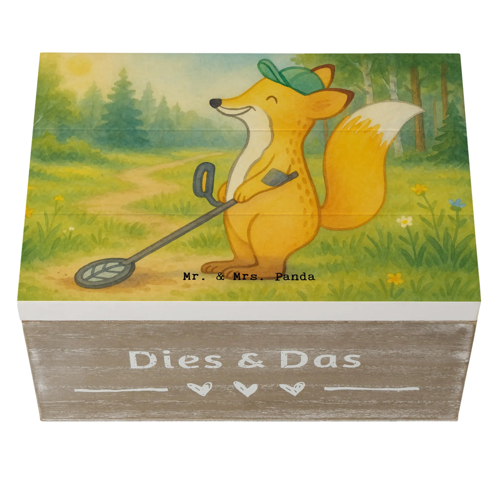 Holzkiste Fuchs Metalldetektor Design Kiste, Dekokiste, Schatulle, XXL, Geschenkdose, Geschenkbox, Erinnerungsbox, Aufbewahrungsbox, Schatzkiste, Holzkiste, Truhe, Erinnerungskiste, Geschenk, Sport, Sportart, Hobby, Schenken, Danke, Dankeschön, Auszeichnung, Gewinn, Sportler, sondeln, Sondengänger, Metalldetektor, Schatzsuche, Münzen suchen