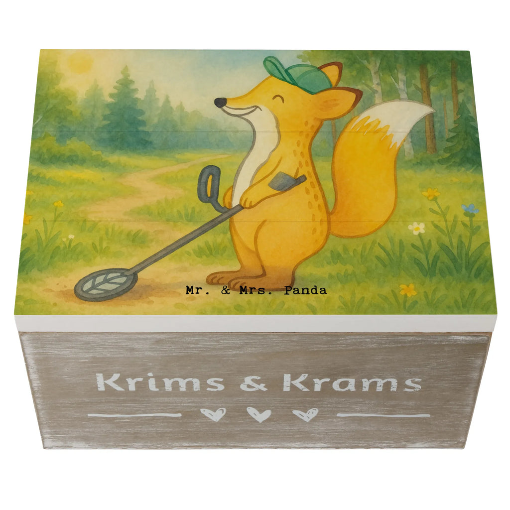 Holzkiste Fuchs Metalldetektor Design Kiste, Dekokiste, Schatulle, XXL, Geschenkdose, Geschenkbox, Erinnerungsbox, Aufbewahrungsbox, Schatzkiste, Holzkiste, Truhe, Erinnerungskiste, Geschenk, Sport, Sportart, Hobby, Schenken, Danke, Dankeschön, Auszeichnung, Gewinn, Sportler, sondeln, Sondengänger, Metalldetektor, Schatzsuche, Münzen suchen