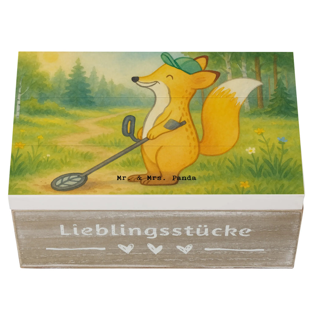 Holzkiste Fuchs Metalldetektor Design Kiste, Dekokiste, Schatulle, XXL, Geschenkdose, Geschenkbox, Erinnerungsbox, Aufbewahrungsbox, Schatzkiste, Holzkiste, Truhe, Erinnerungskiste, Geschenk, Sport, Sportart, Hobby, Schenken, Danke, Dankeschön, Auszeichnung, Gewinn, Sportler, sondeln, Sondengänger, Metalldetektor, Schatzsuche, Münzen suchen