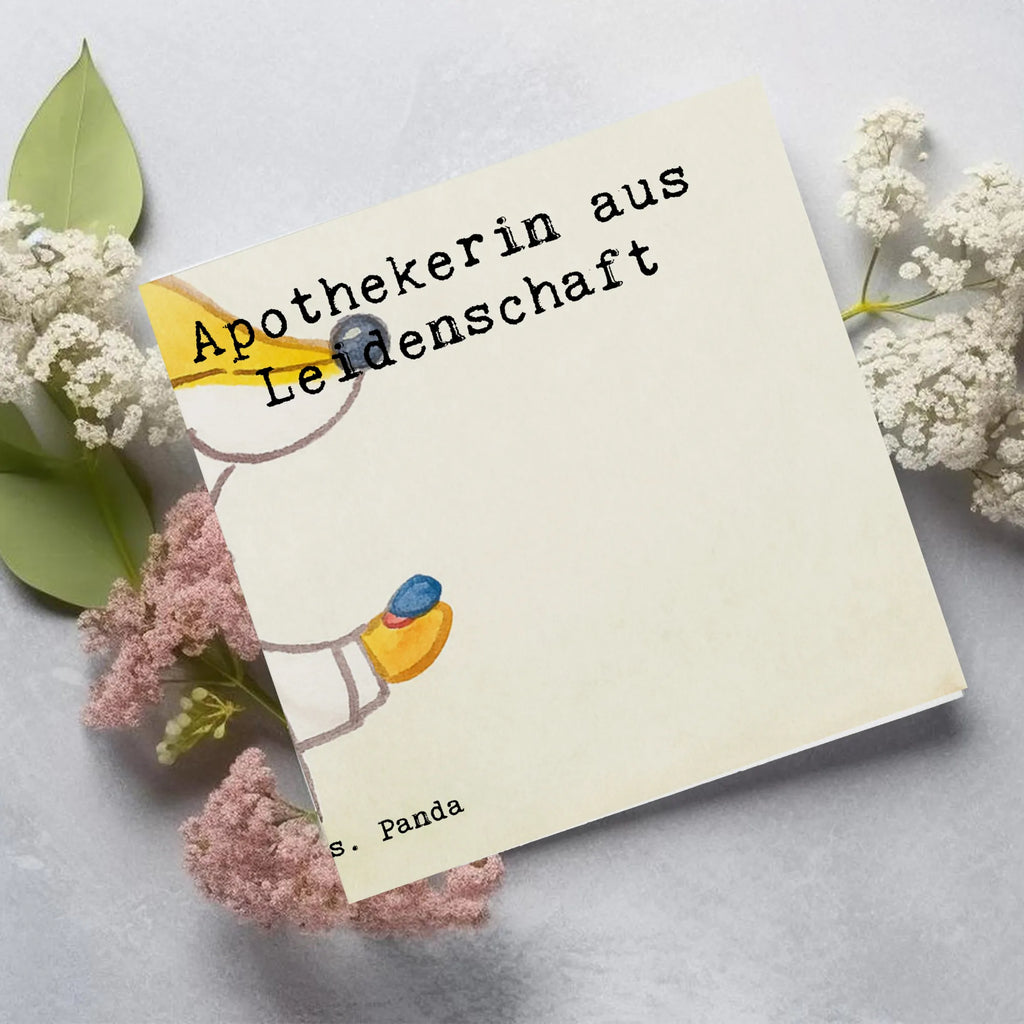 Deluxe Karte Apothekerin Leidenschaft Design Grußkarte, Glückwunschkarte, Karte, Hochwertige Grußkarte, Hochzeitskarte, Klappkarte, Geburtstagskarte, Einladungskarte, Hochwertige Klappkarte, Beruf, Ausbildung, Jubiläum, Abschied, Rente, Kollege, Kollegin, Geschenk, Schenken, Arbeitskollege, Mitarbeiter, Firma, Danke, Dankeschön, Apothekerin, Staatsexamen, Pharmazie, Approbation, Eröffnung Apotheke