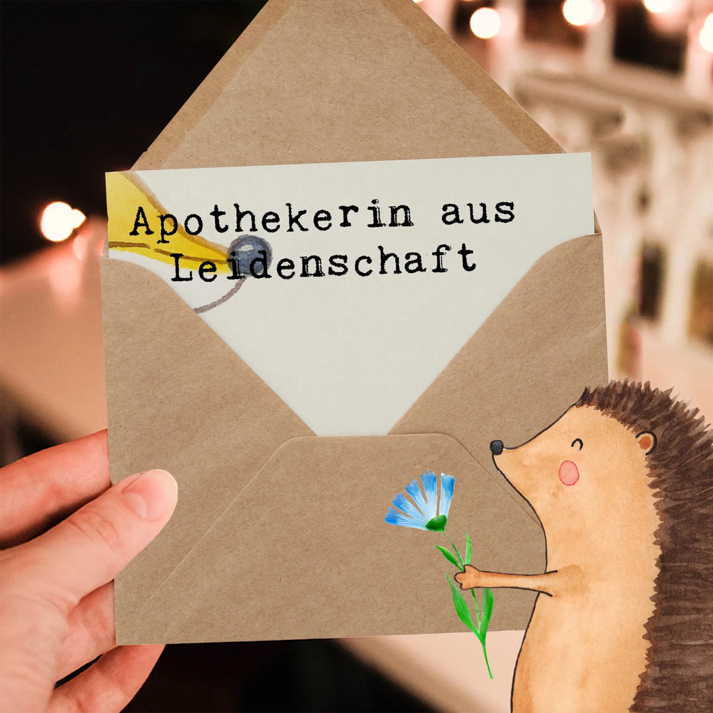 Deluxe Karte Apothekerin Leidenschaft Design Grußkarte, Glückwunschkarte, Karte, Hochwertige Grußkarte, Hochzeitskarte, Klappkarte, Geburtstagskarte, Einladungskarte, Hochwertige Klappkarte, Beruf, Ausbildung, Jubiläum, Abschied, Rente, Kollege, Kollegin, Geschenk, Schenken, Arbeitskollege, Mitarbeiter, Firma, Danke, Dankeschön, Apothekerin, Staatsexamen, Pharmazie, Approbation, Eröffnung Apotheke