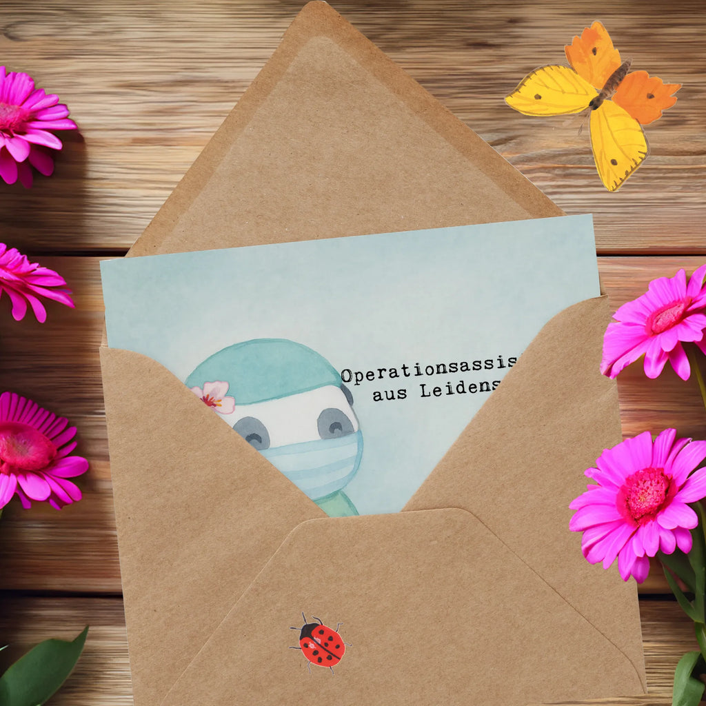 Deluxe Karte Operationsassistentin Leidenschaft Design Glückwunschkarte, Geburtstagskarte, Karte, Klappkarte, Einladungskarte, Hochwertige Klappkarte, Grußkarte, Hochwertige Grußkarte, Hochzeitskarte, Beruf, Ausbildung, Jubiläum, Abschied, Rente, Kollege, Kollegin, Geschenk, Schenken, Arbeitskollege, Mitarbeiter, Firma, Danke, Dankeschön, OTA, Operationstechnische Assistentin, Operationsassistenz, OP Assistentin, Operationsassistentin