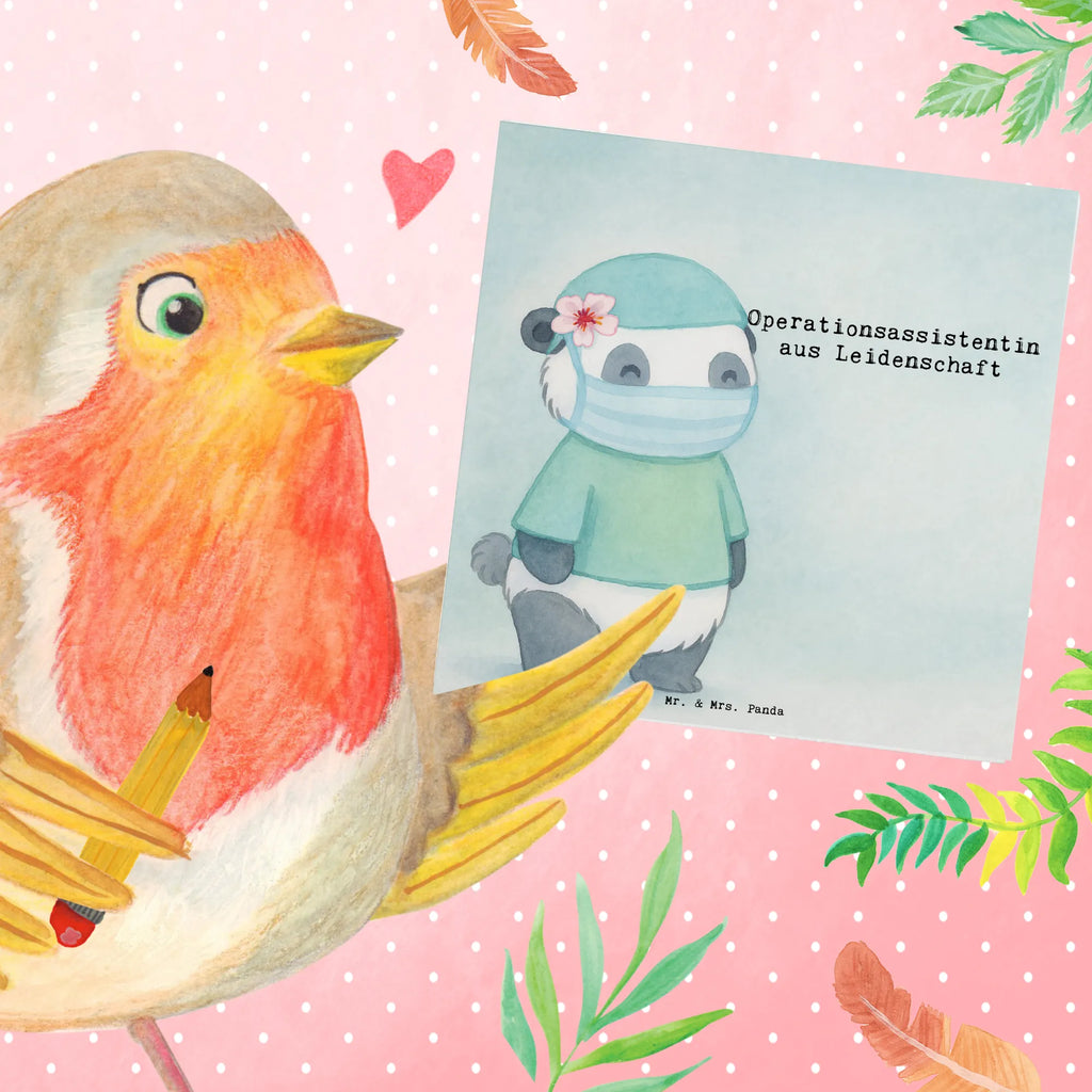 Deluxe Karte Operationsassistentin Leidenschaft Design Glückwunschkarte, Geburtstagskarte, Karte, Klappkarte, Einladungskarte, Hochwertige Klappkarte, Grußkarte, Hochwertige Grußkarte, Hochzeitskarte, Beruf, Ausbildung, Jubiläum, Abschied, Rente, Kollege, Kollegin, Geschenk, Schenken, Arbeitskollege, Mitarbeiter, Firma, Danke, Dankeschön, OTA, Operationstechnische Assistentin, Operationsassistenz, OP Assistentin, Operationsassistentin