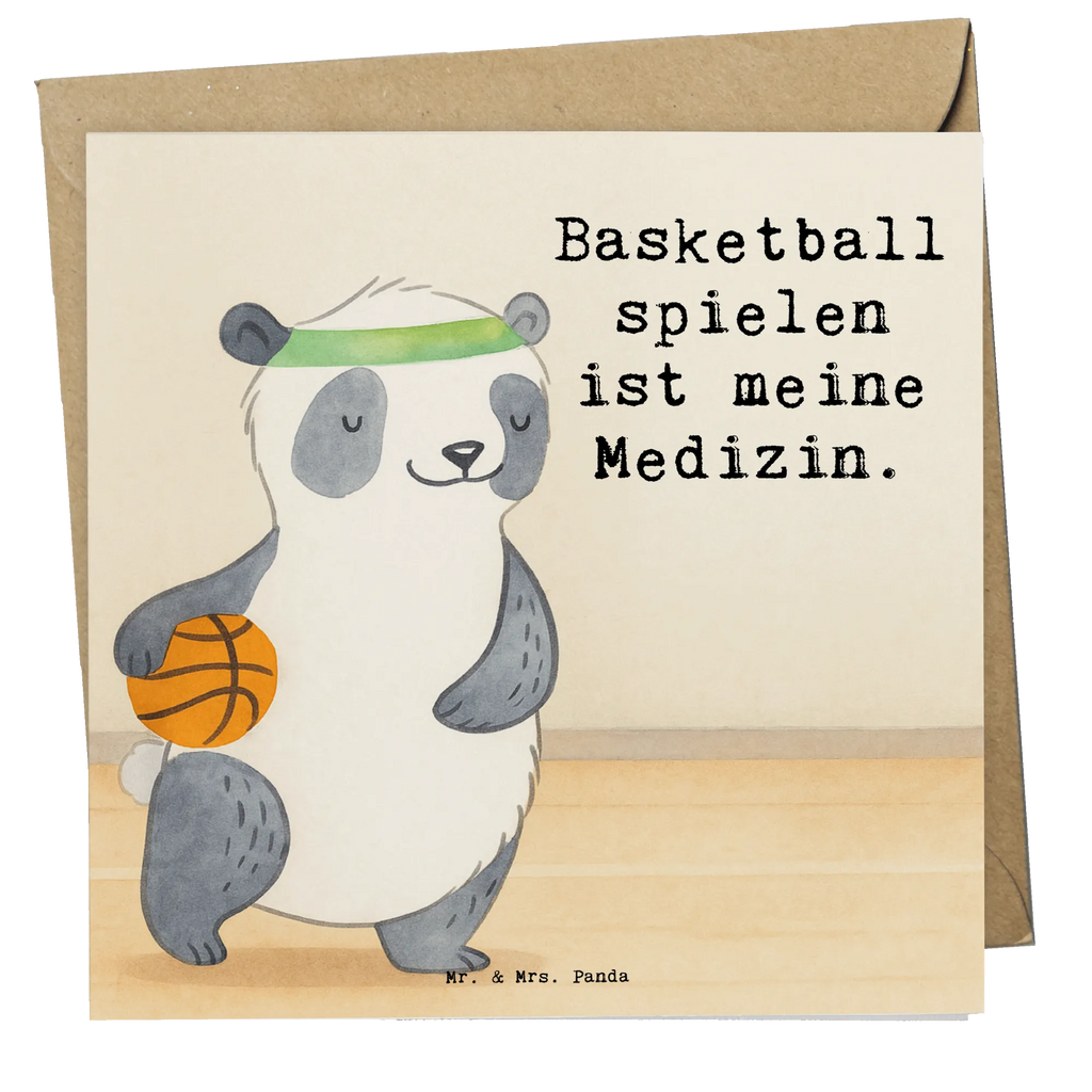 Deluxe Karte Panda Basketball Design Klappkarte, Grußkarte, Hochwertige Klappkarte, Karte, Hochzeitskarte, Hochwertige Grußkarte, Glückwunschkarte, Einladungskarte, Geburtstagskarte, Geschenk, Sport, Sportart, Hobby, Schenken, Danke, Dankeschön, Auszeichnung, Gewinn, Sportler, Basketball, Basketballplatz, Basketball Verein, Basketball Verband
