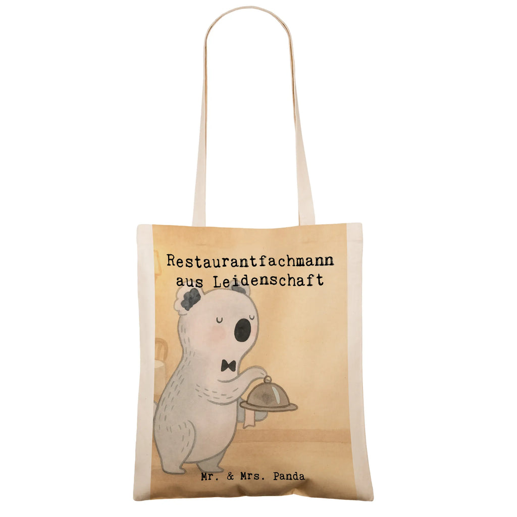 Tragetasche Restaurantfachmann Leidenschaft Design Laptoptasche, Stoffbeutel, Shopper, Jutebeutel, Einkaufstasche, Tragetasche, Jutetasche, Beuteltasche, Badetasche, Beutel, Tasche, Schultertasche, Stofftasche, Umhängetasche, Strandtasche, Einkaufstüte, Beruf, Ausbildung, Jubiläum, Abschied, Rente, Kollege, Kollegin, Geschenk, Schenken, Arbeitskollege, Mitarbeiter, Firma, Danke, Dankeschön