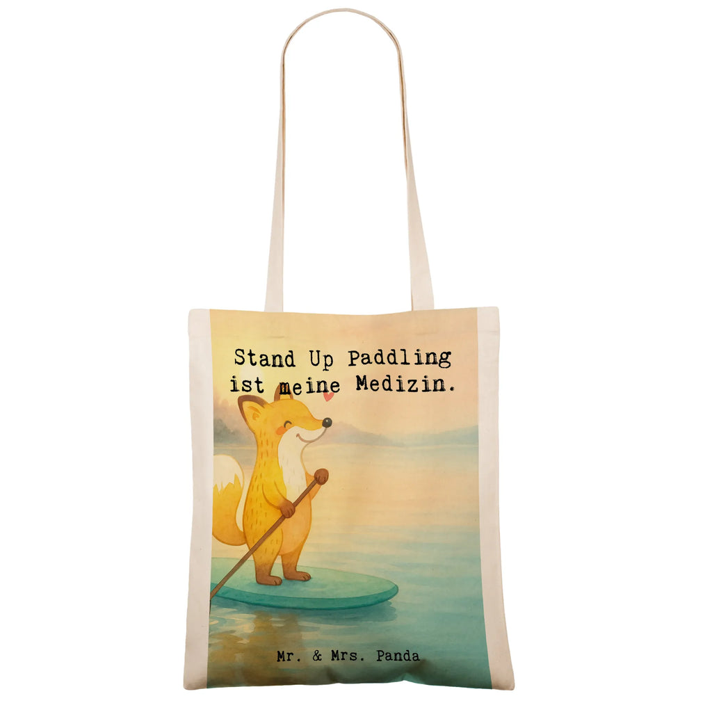 Tragetasche Fuchs Stand Up Paddling Design Stoffbeutel, Laptoptasche, Strandtasche, Stofftasche, Shopper, Umhängetasche, Jutebeutel, Beuteltasche, Beutel, Badetasche, Einkaufstüte, Einkaufstasche, Tasche, Schultertasche, Jutetasche, Tragetasche, Geschenk, Sport, Sportart, Hobby, Schenken, Danke, Dankeschön, Auszeichnung, Gewinn, Sportler, SUB, Stand Up Paddling, Paddle Boarding, Stand up paddle, subben