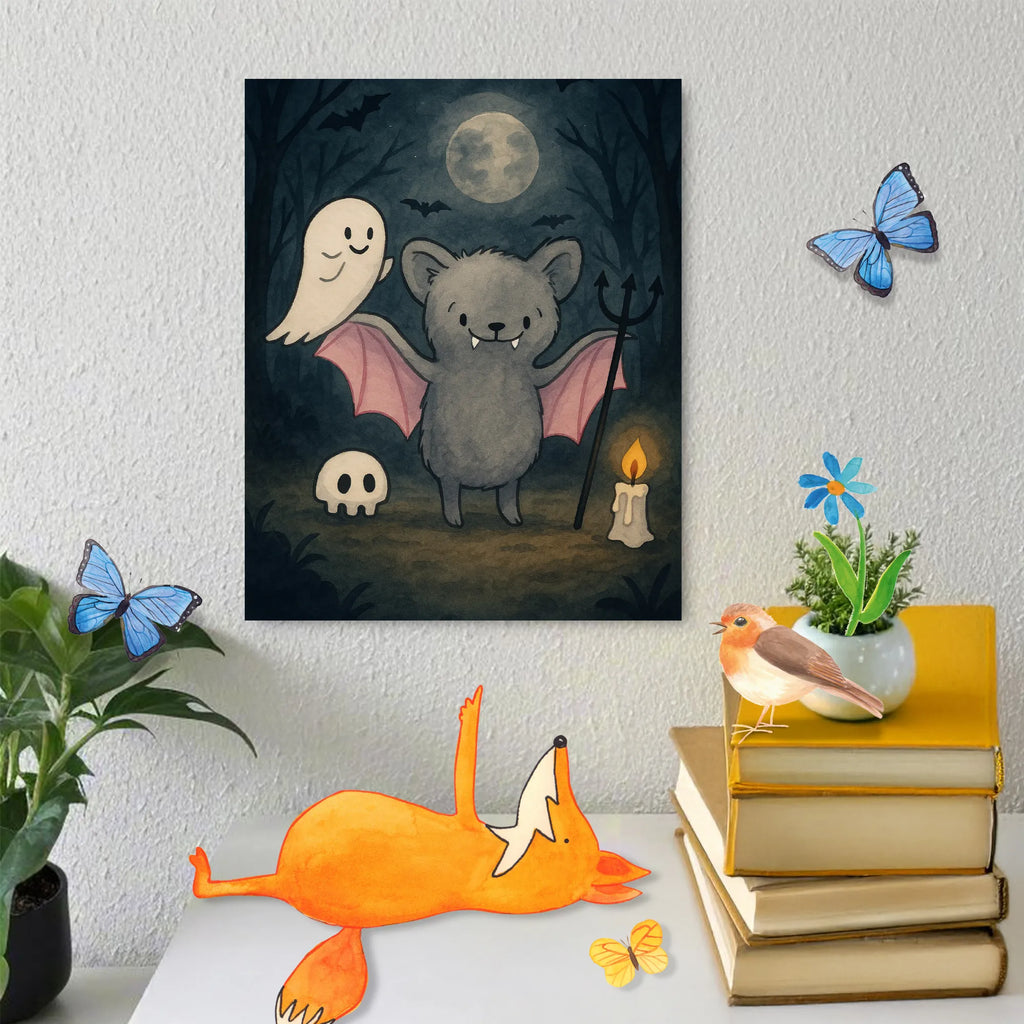 Malowanie według numerów Nietoperz Drakula Design Halloween, dekoracje, Martinssingen, dekoracja, prezenty, dawanie