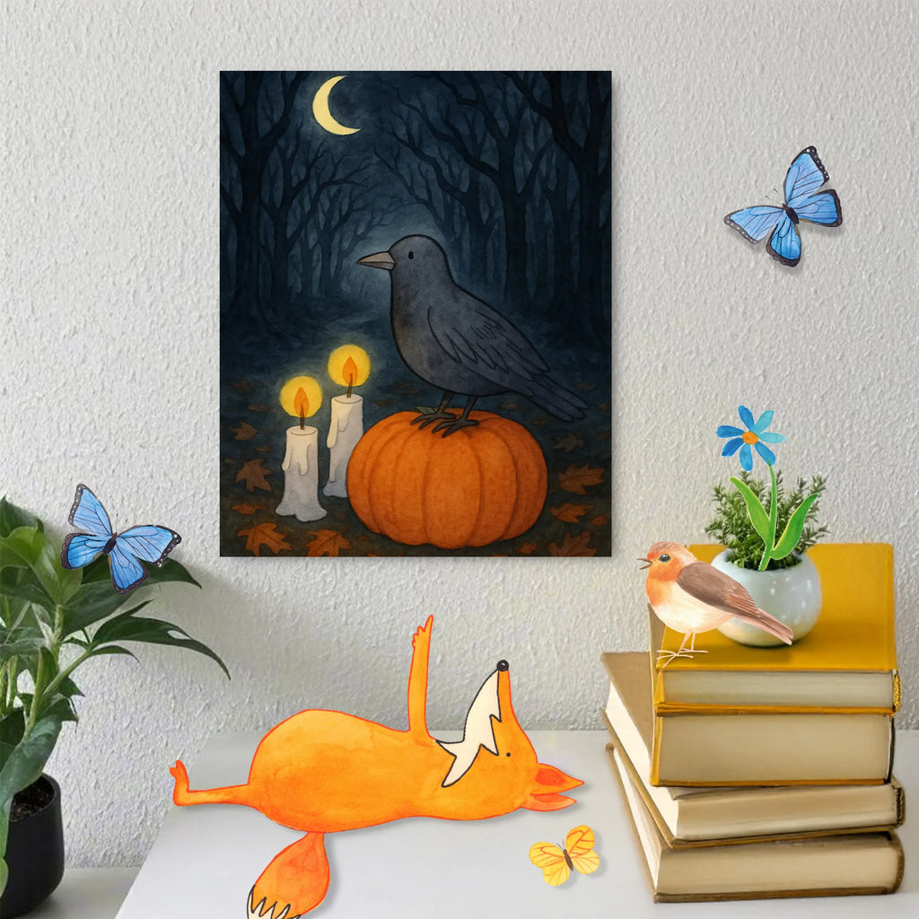 Paint by Numbers Crow Halloween Design Künstler, Bastelidee, Ausmalbild, Kreativität, DIY, Kunstwerk, Malen, Malen nach Zahlen, Baseln, Halloween, Deko, Martinssingen, Dekoration, Geschenke, Schenken