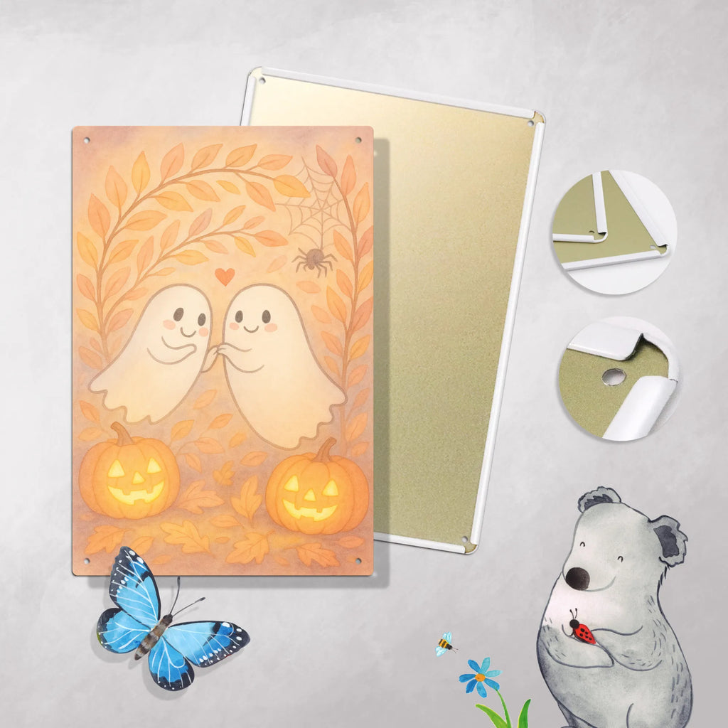 Paint by Numbers Metal Sign Ghosts Dear Design Halloween, decoration, Martin singing, decor, gifts, giving