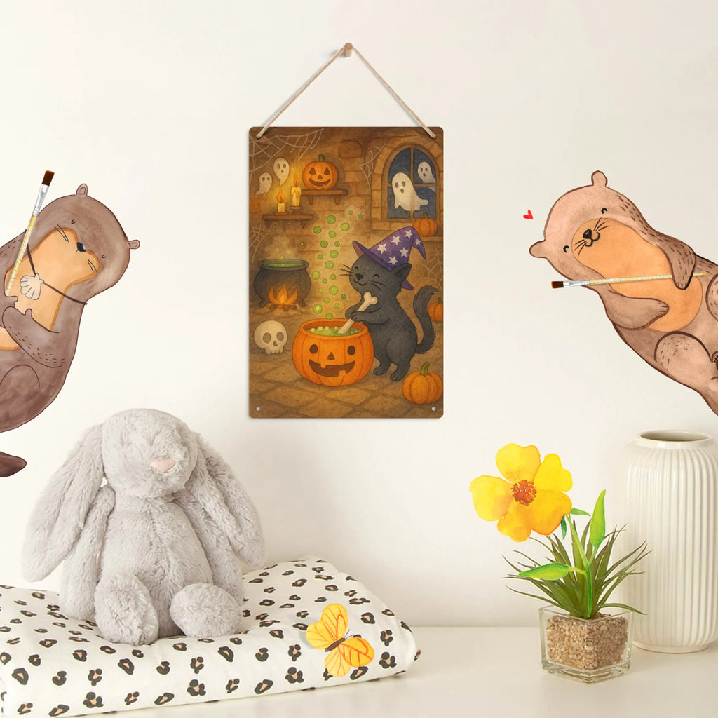 Malen nach Zahlen Metallschild Kater Hexenkessel Design DIY, Malen, Kunstwerk, Bastelidee, Baseln, Kreativität, Malen nach Zahlen, Ausmalbild, Künstler, Halloween, Deko, Martinssingen, Dekoration, Geschenke, Schenken, Kater, Zaubern, Hexe, Zaubertrank, Hexenkessel