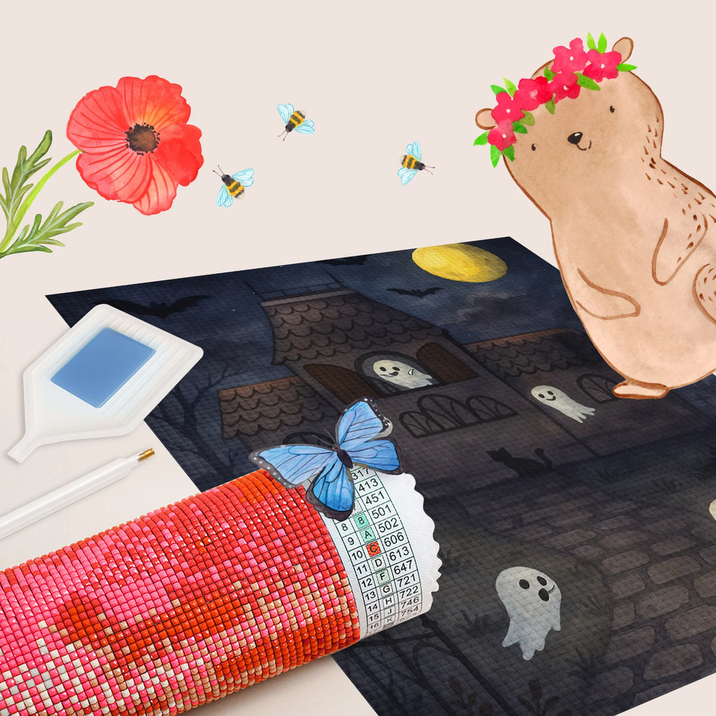 Diamond Painting Ghosts Villa Design Halloween, decoration, Martin singing, decor, gifts, giving