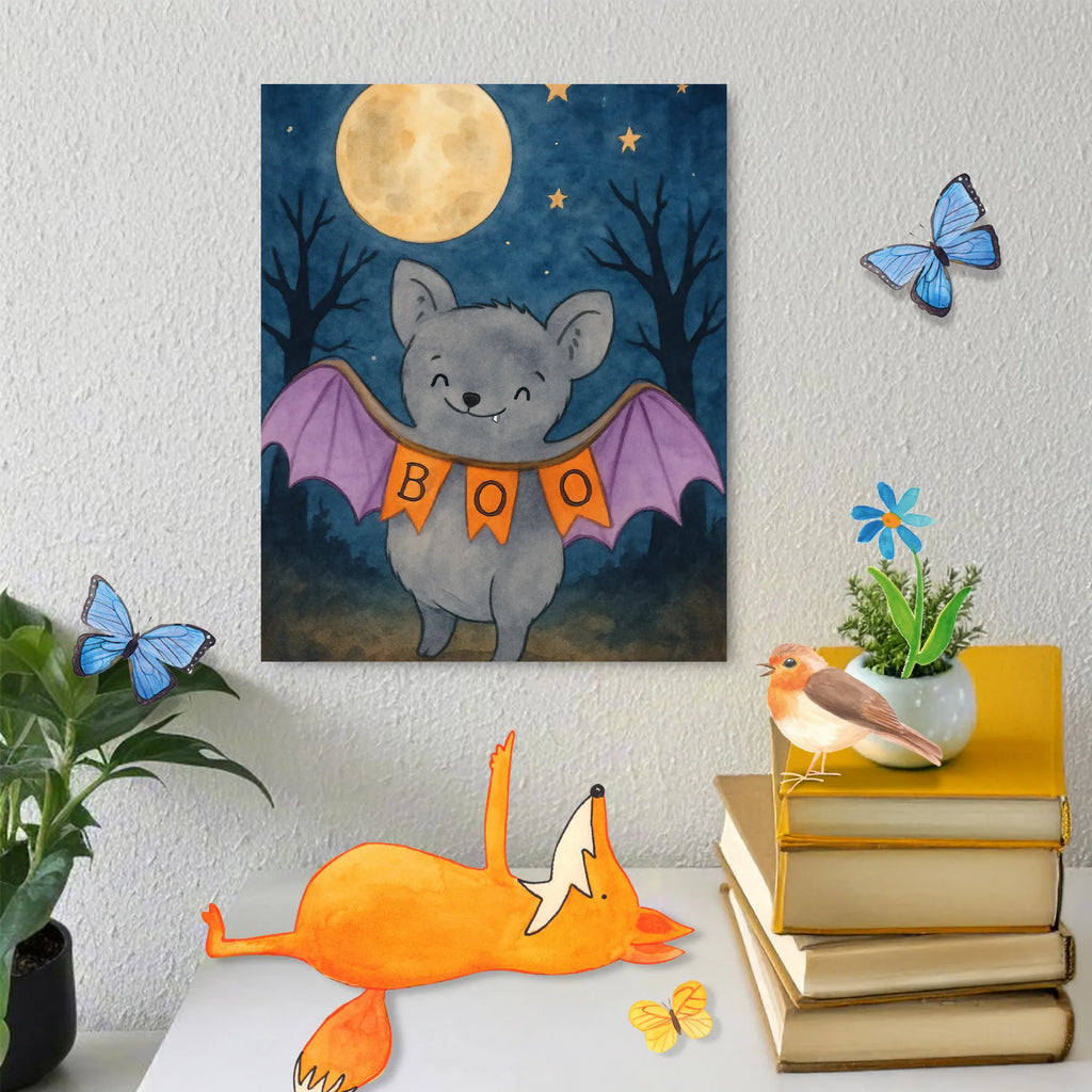 Malowanie według numerów nietoperz Buu Design Baseln, Künstler, Malen, Kunstwerk, Kreativität, Ausmalbild, Malen nach Zahlen, DIY, Bastelidee, Halloween, Deko, Martinssingen, Dekoration, Geschenke, Schenken