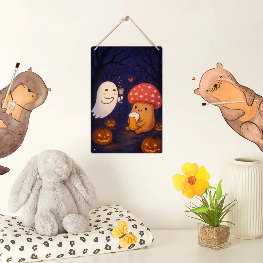 Malen nach Zahlen Metallschild Gespenst  Prost  Design Kunstwerk, DIY, Bastelidee, Kreativität, Baseln, Malen nach Zahlen, Ausmalbild, Künstler, Malen, Halloween, Deko, Martinssingen, Dekoration, Geschenke, Schenken, Sekt, Gespenst, Bier, Fliegenpilz, Pils