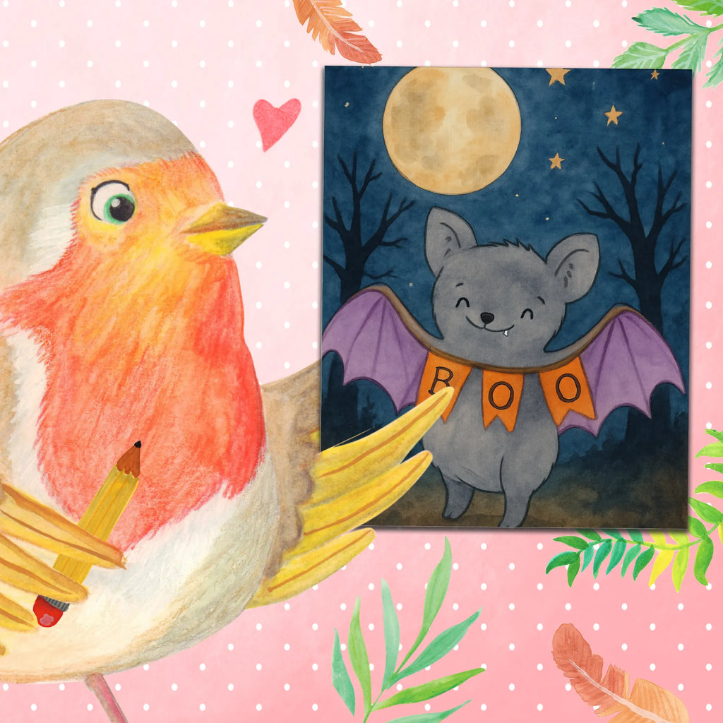 Malowanie według numerów nietoperz Buu Design Baseln, Künstler, Malen, Kunstwerk, Kreativität, Ausmalbild, Malen nach Zahlen, DIY, Bastelidee, Halloween, Deko, Martinssingen, Dekoration, Geschenke, Schenken