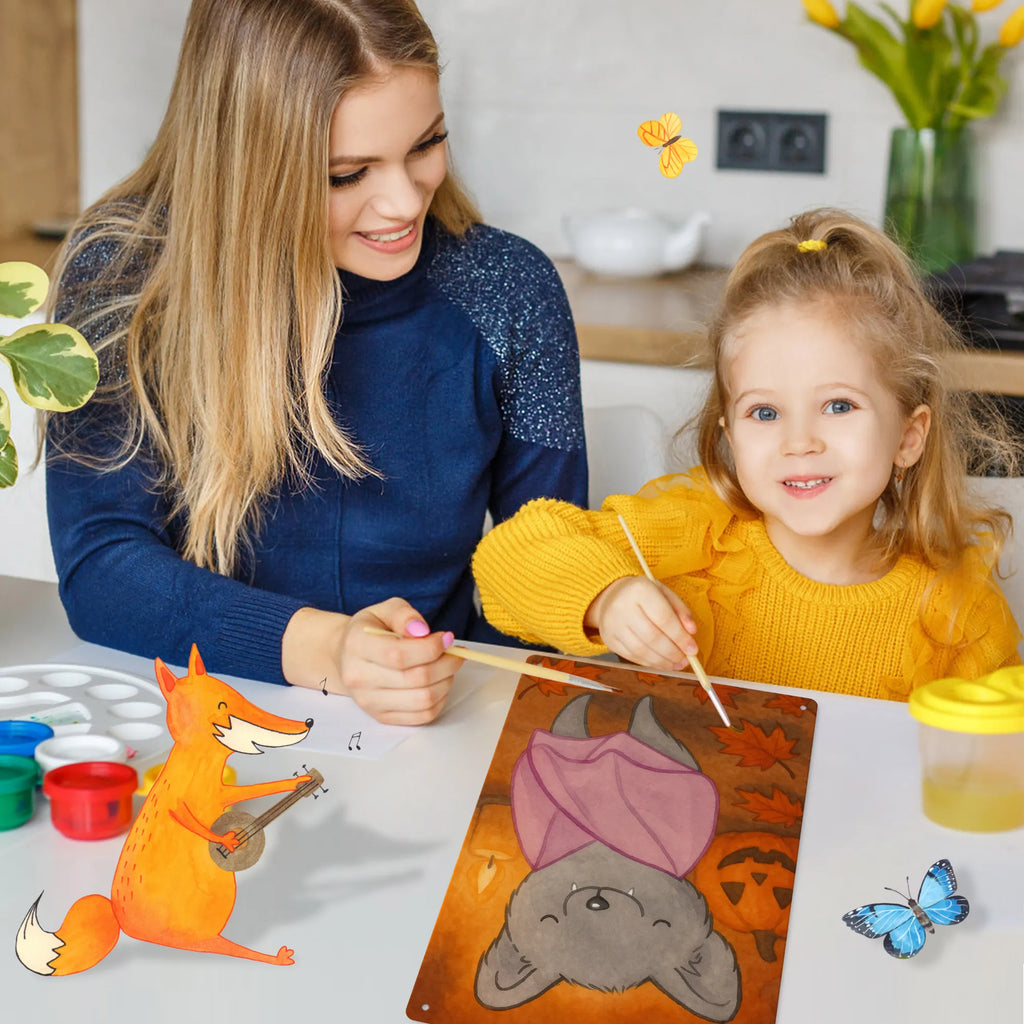 Paint by Numbers Metal Sign Bat Chilling Design Halloween, decoration, Martin singing, decor, gifts, giving