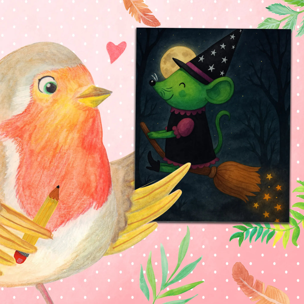 Malowanie według numerów Czarownica lata Design DIY, Malen, Kreativität, Baseln, Künstler, Bastelidee, Malen nach Zahlen, Ausmalbild, Kunstwerk, Halloween, Deko, Martinssingen, Dekoration, Geschenke, Schenken