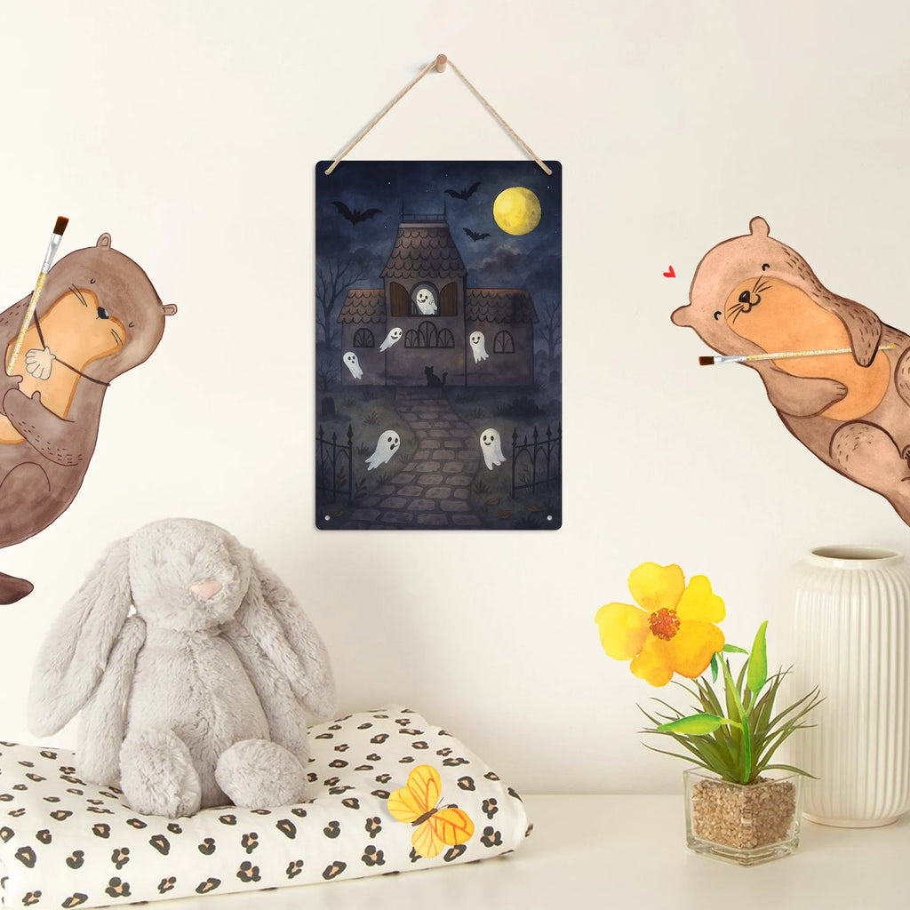 Malen nach Zahlen Metallschild Geister Villa Design Ausmalbild, Kreativität, Bastelidee, Malen nach Zahlen, Baseln, DIY, Malen, Künstler, Kunstwerk, Halloween, Deko, Martinssingen, Dekoration, Geschenke, Schenken