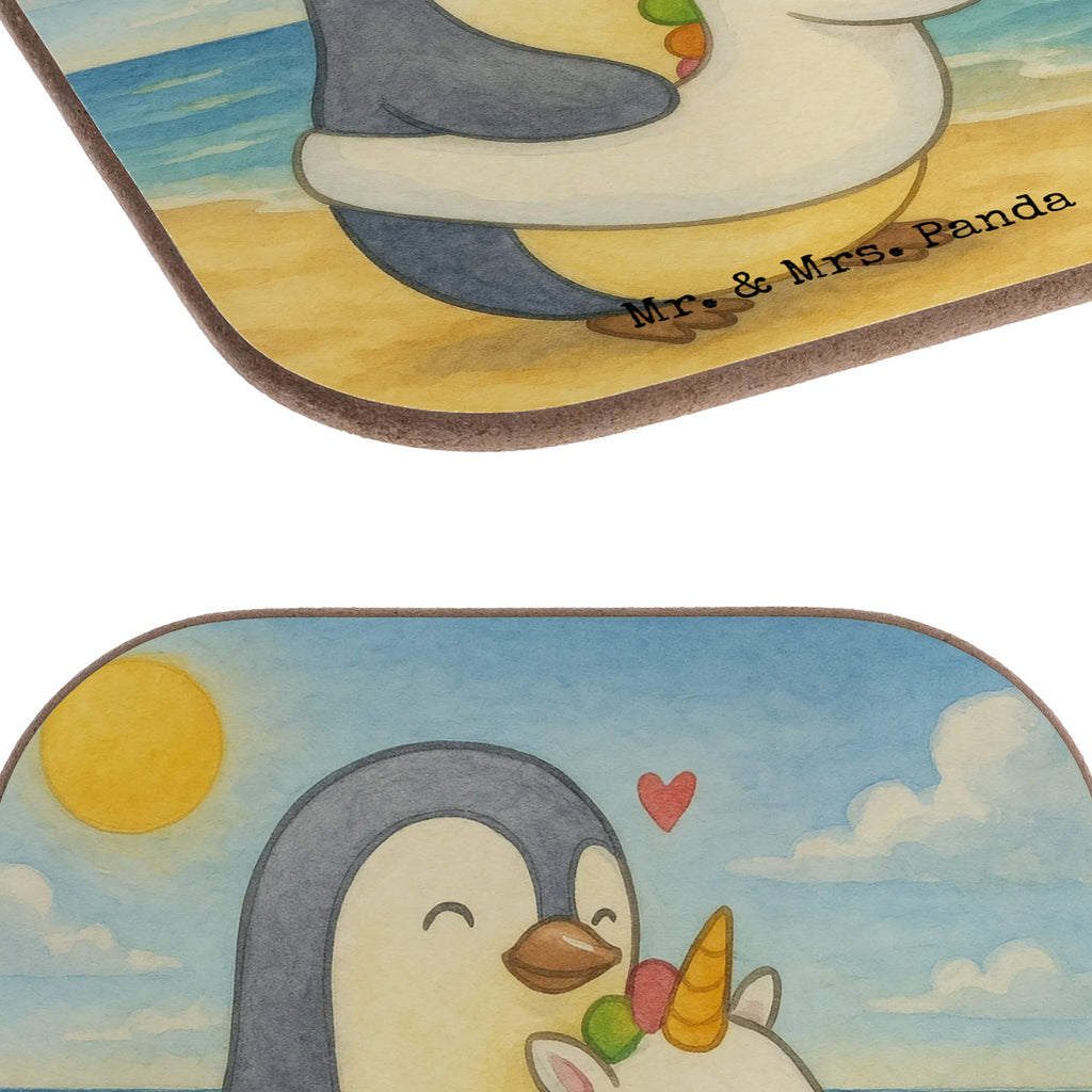 Square coaster Penguin swim ring Design summer themes, vacation themes, products for vacationers, summer products