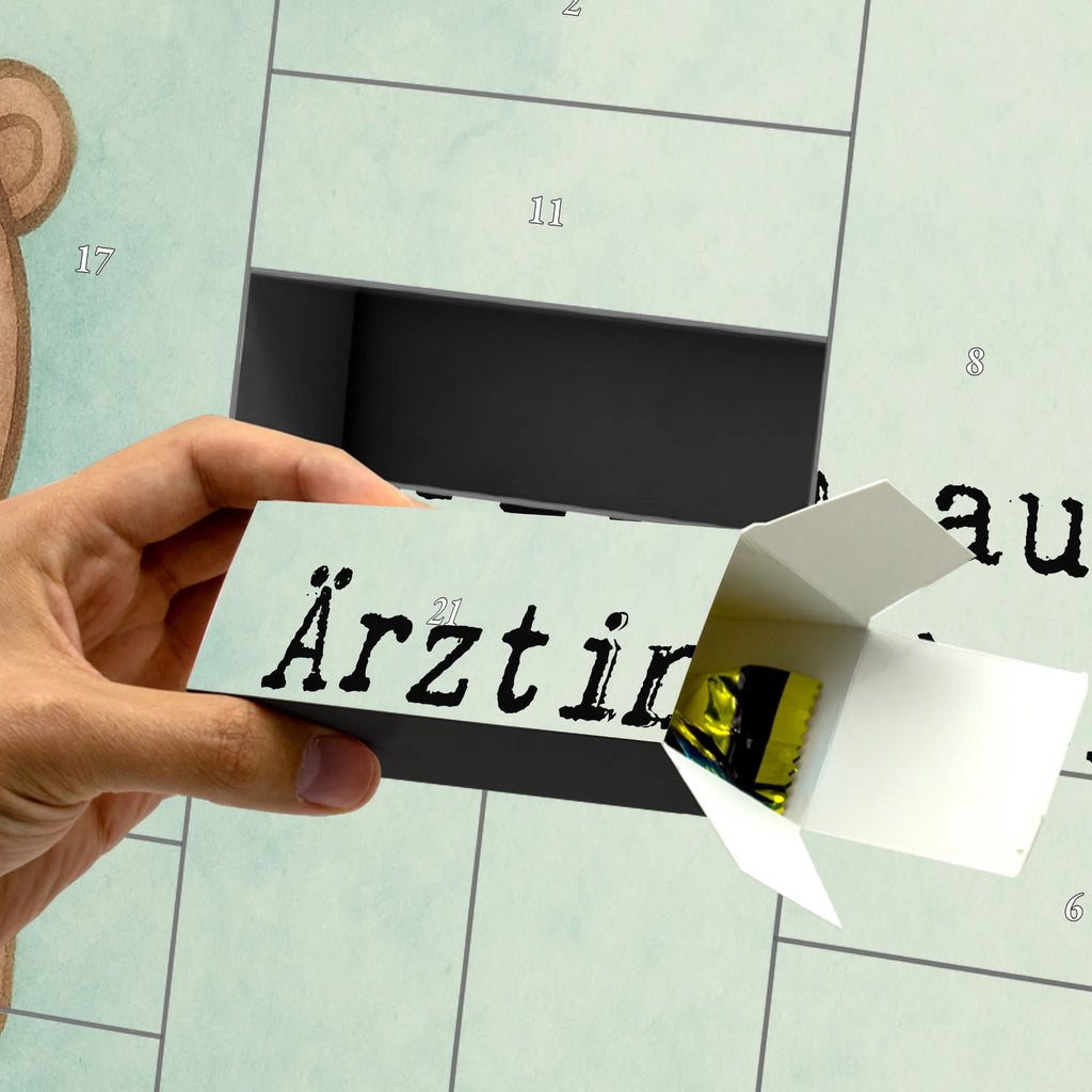 Fillable advent calendar female doctor Passion Design gift, sayings, gift idea, best, farewell gift, passing exam, anniversary, retirement, promotion, job start, profession