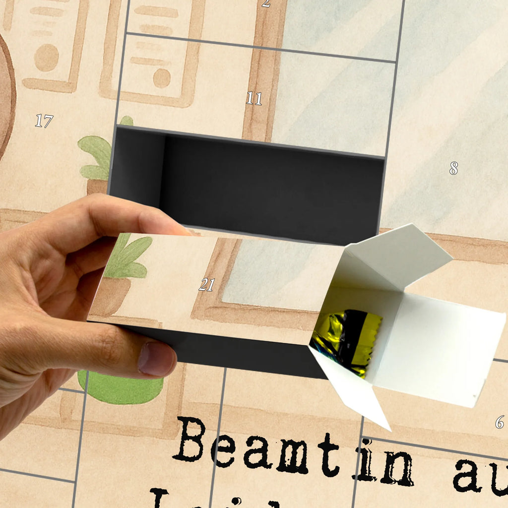 Fillable advent calendar female civil servant Passion Design gift, sayings, gift idea, best, farewell gift, passing exam, anniversary, retirement, promotion, job start, profession