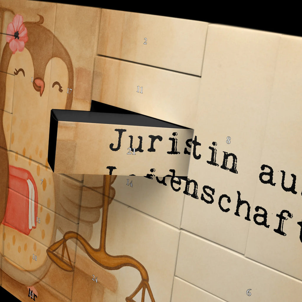 Fillable advent calendar female lawyer Passion Design gift, sayings, gift idea, best, farewell gift, passing exam, anniversary, retirement, promotion, job start, profession