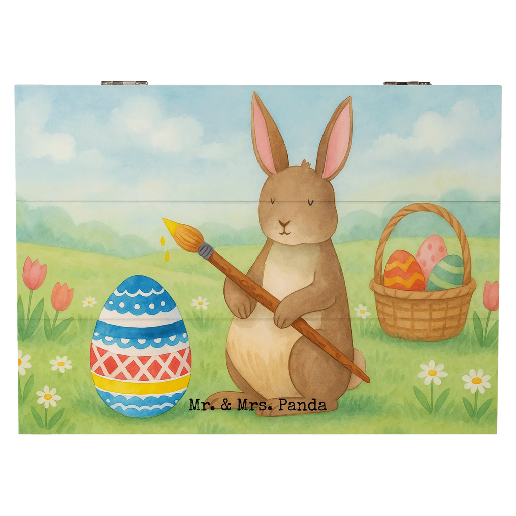 Skrzynia drewniana Zając Malowanie jajek Design Wielkanoc, zajączek wielkanocny, prezenty wielkanocne, gniazdo wielkanocne, dekoracje wielkanocne, prezenty na Wielkanoc, prezent wielkanocny, prezenty wielkanocne dla dzieci, Wielkanoc dla dzieci