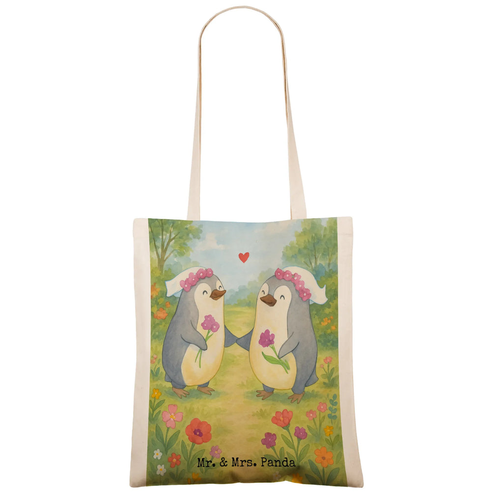 Torba Pingwiny Lesbijska duma Design Wesele, prezent weselny, małżeństwo, przyjęcie weselne, ceremonia, prezent z ceremonii, karta weselna, przyjęcie zaręczynowe, prezent z zaręczyn, pomysły na prezenty weselne, prezenty weselne dla pary młodej