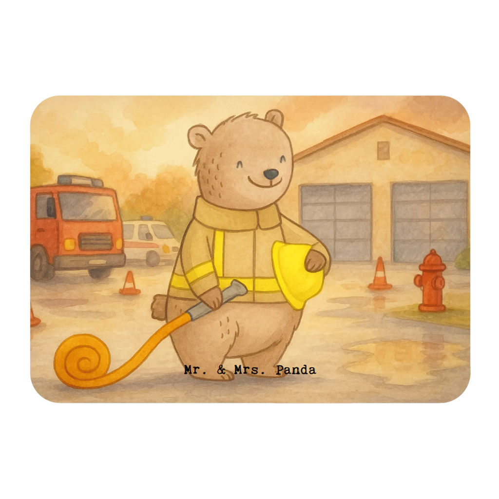 Magnet bear Volunteer firefighter Design calendar magnet, refrigerator magnets, refrigerator magnet, office magnet, magnet, magnetic board, Gift, giving, thank you, award, profit, athlete, fire brigade festival, youth fire brigade, Volunteer fire brigade