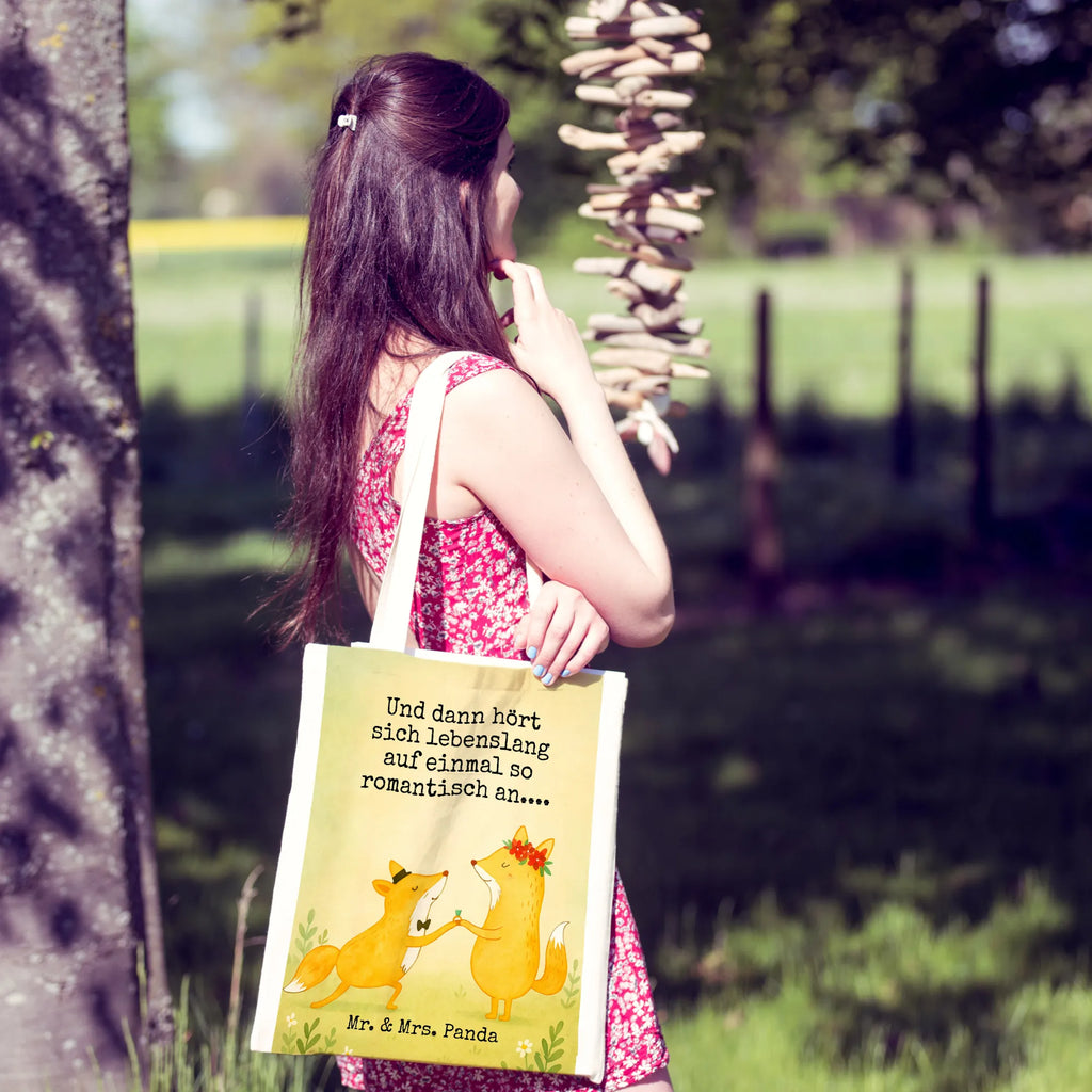 Tote bag foxes Marriage Design gifts, Wedding, marriage