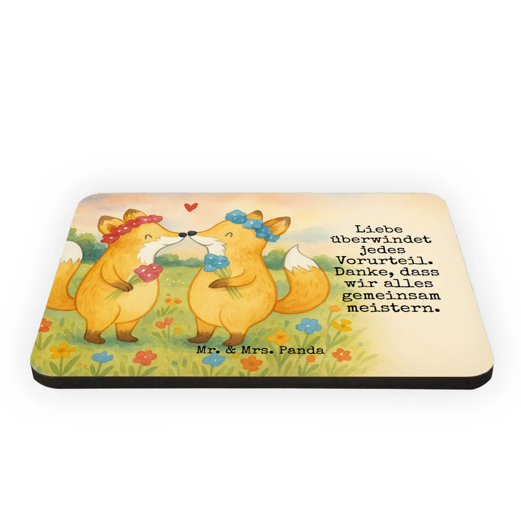 Magnet Füchse Lesbian Pride Design Notizhalter, Magnete Holz, Pinnwandmagnet, Souvenir Magnet, Kalendermagnet, Whiteboard Magnet, Kühlschrankmagnet, Motivmagnete, Notiz Magnet, fridge magnet, Kühlschrank Dekoration, Dekomagnet, Hochzeitskarte, Hochzeit, Hochzeitsgeschenk, Ehe, Hochzeitsfeier, Trauung, Trauungsgeschenk, Verlobungsfeier, Verlobungsgeschenk, Hochzeitsgeschenkideen, Hochzeitsgeschenke für Brautpaar