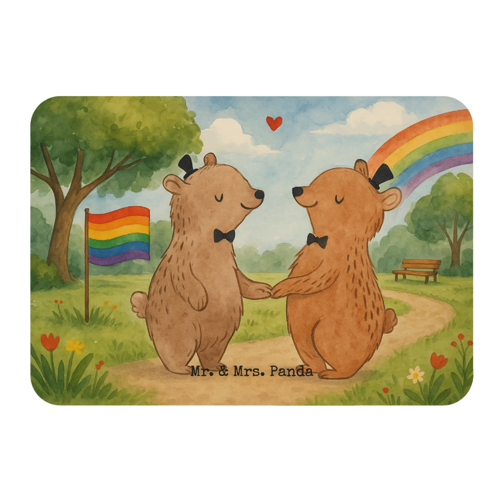 Magnes niedźwiedzie Duma gejów Design Wesele, prezent weselny, małżeństwo, przyjęcie weselne, ceremonia, prezent z ceremonii, karta weselna, przyjęcie zaręczynowe, prezent z zaręczyn, pomysły na prezenty weselne, prezenty weselne dla pary młodej