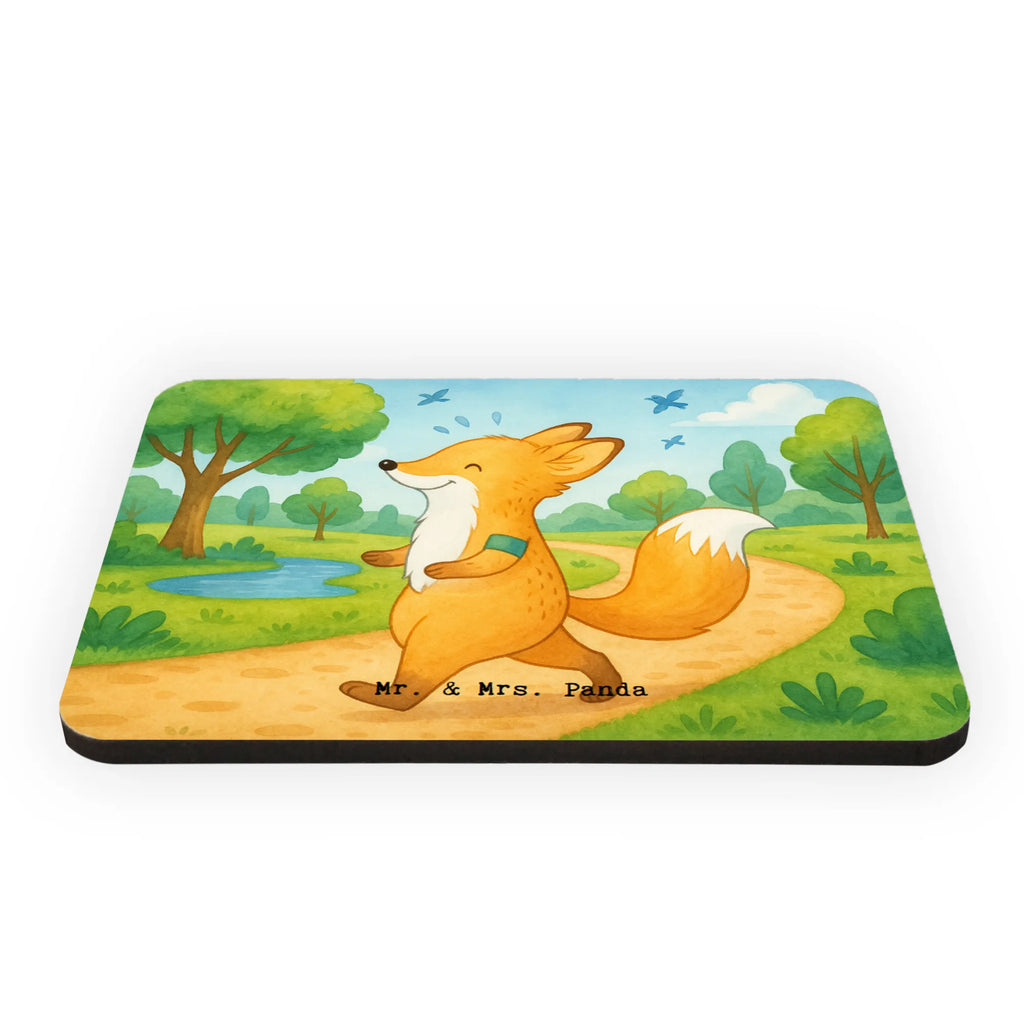 Magnet Fox Jog Design calendar magnet, magnetic board, office magnet, magnet, refrigerator magnet, refrigerator magnets, Gift, giving, thank you, award, profit, athlete, jogging, running