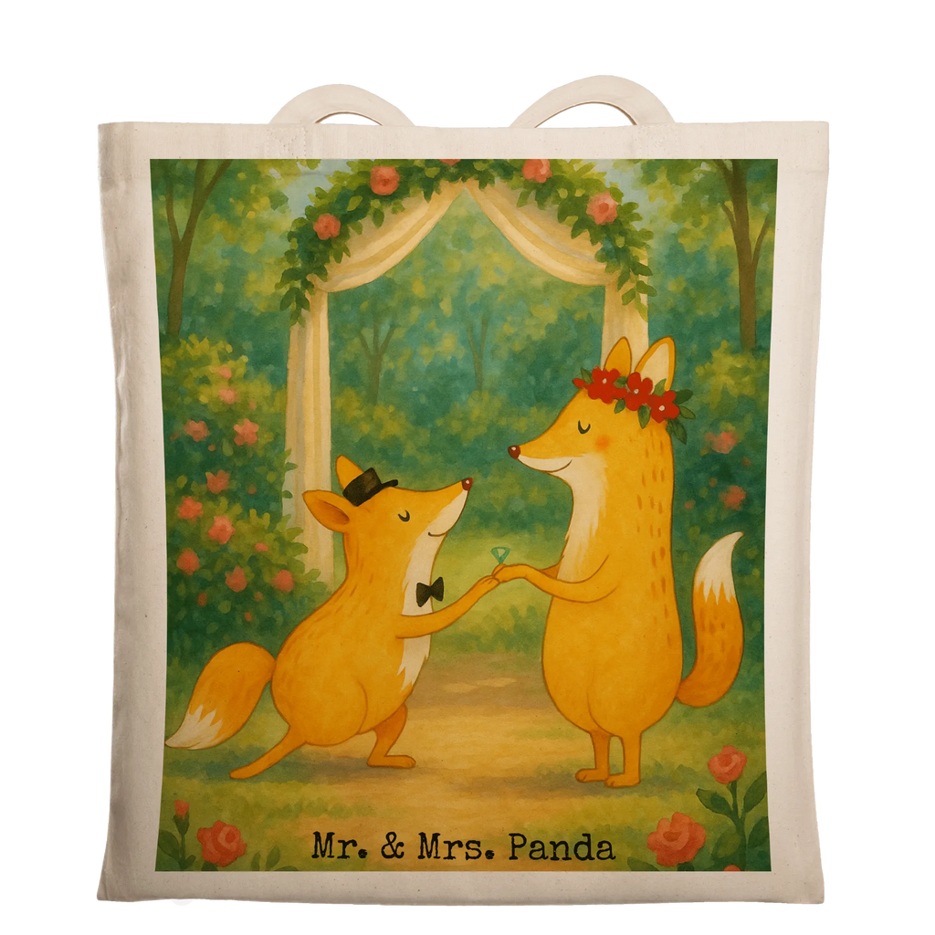 Tote bag foxes Marriage Design gifts, Wedding, marriage