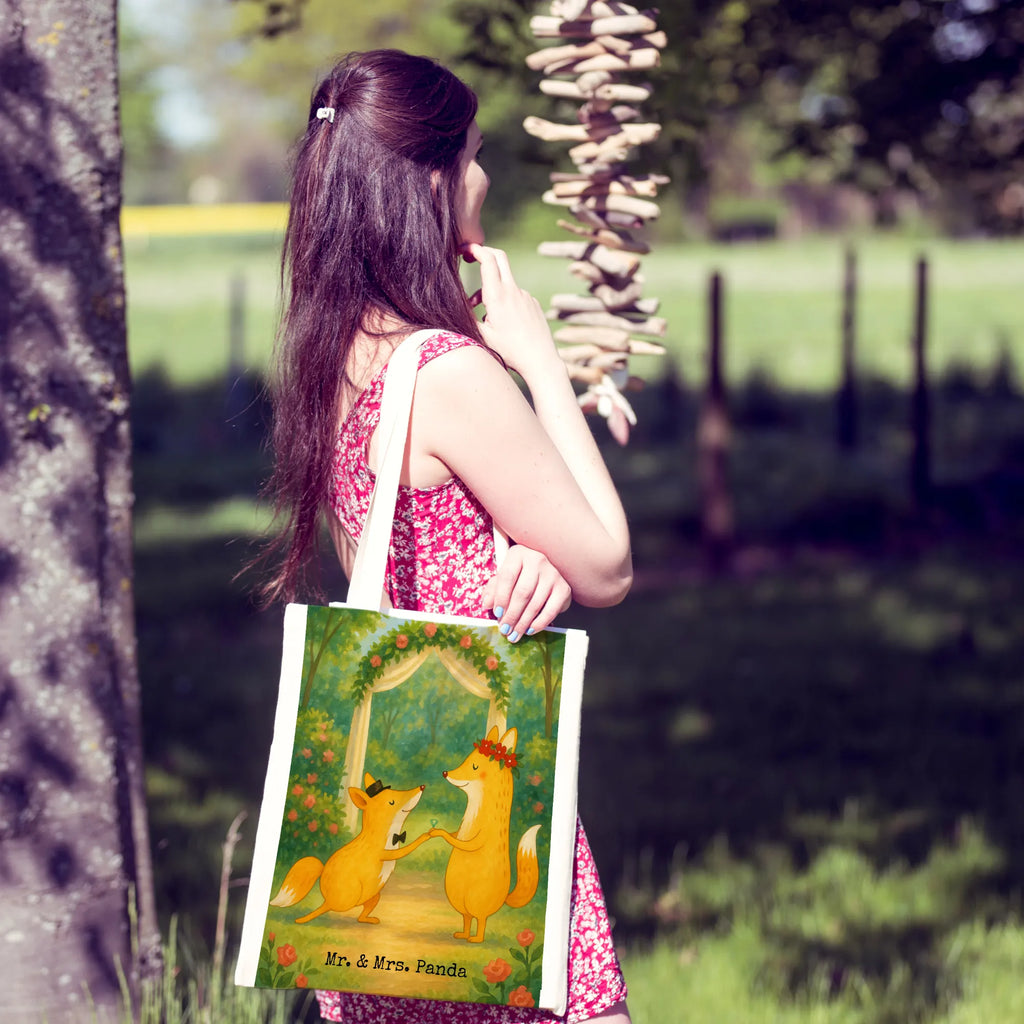 Tote bag foxes Marriage Design gifts, Wedding, marriage