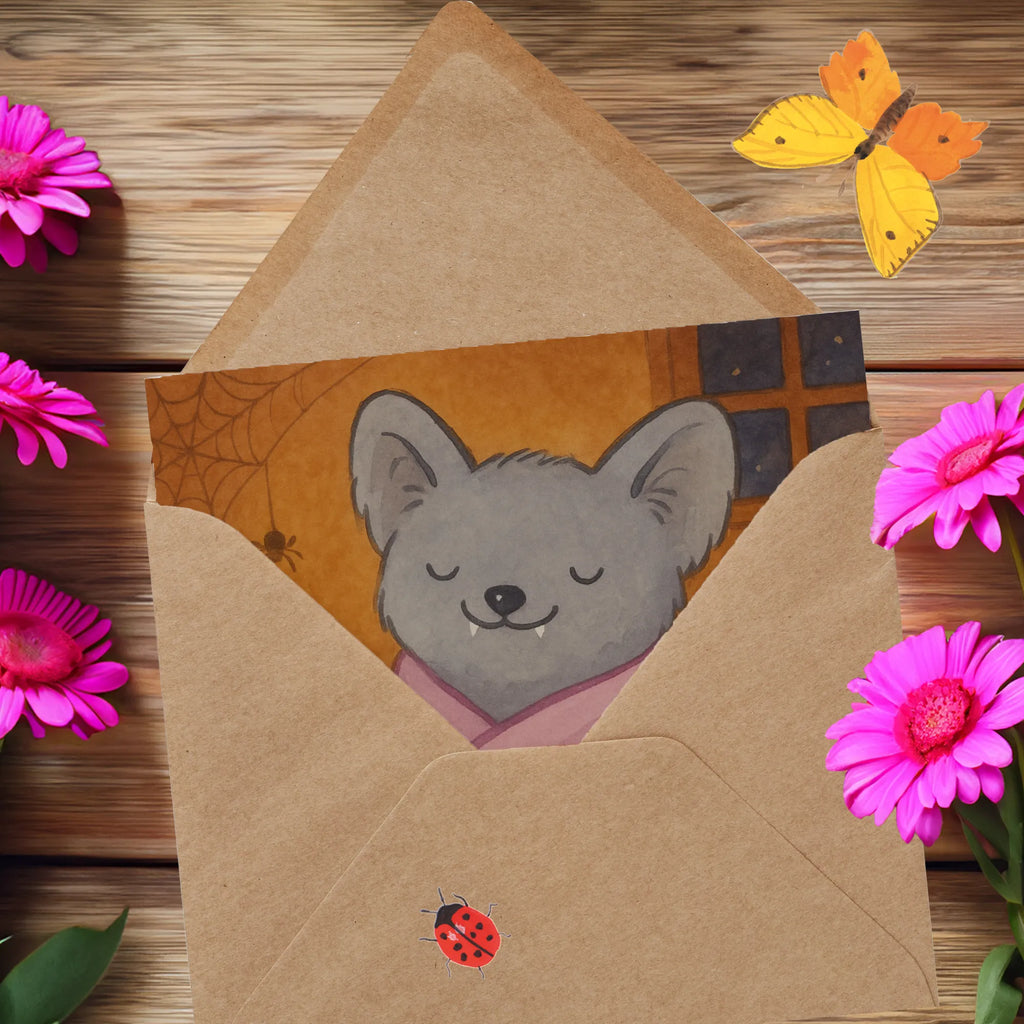 Karta Deluxe Nietoperz odpoczywa Design dekoracja, dekoracje, prezenty, dawanie