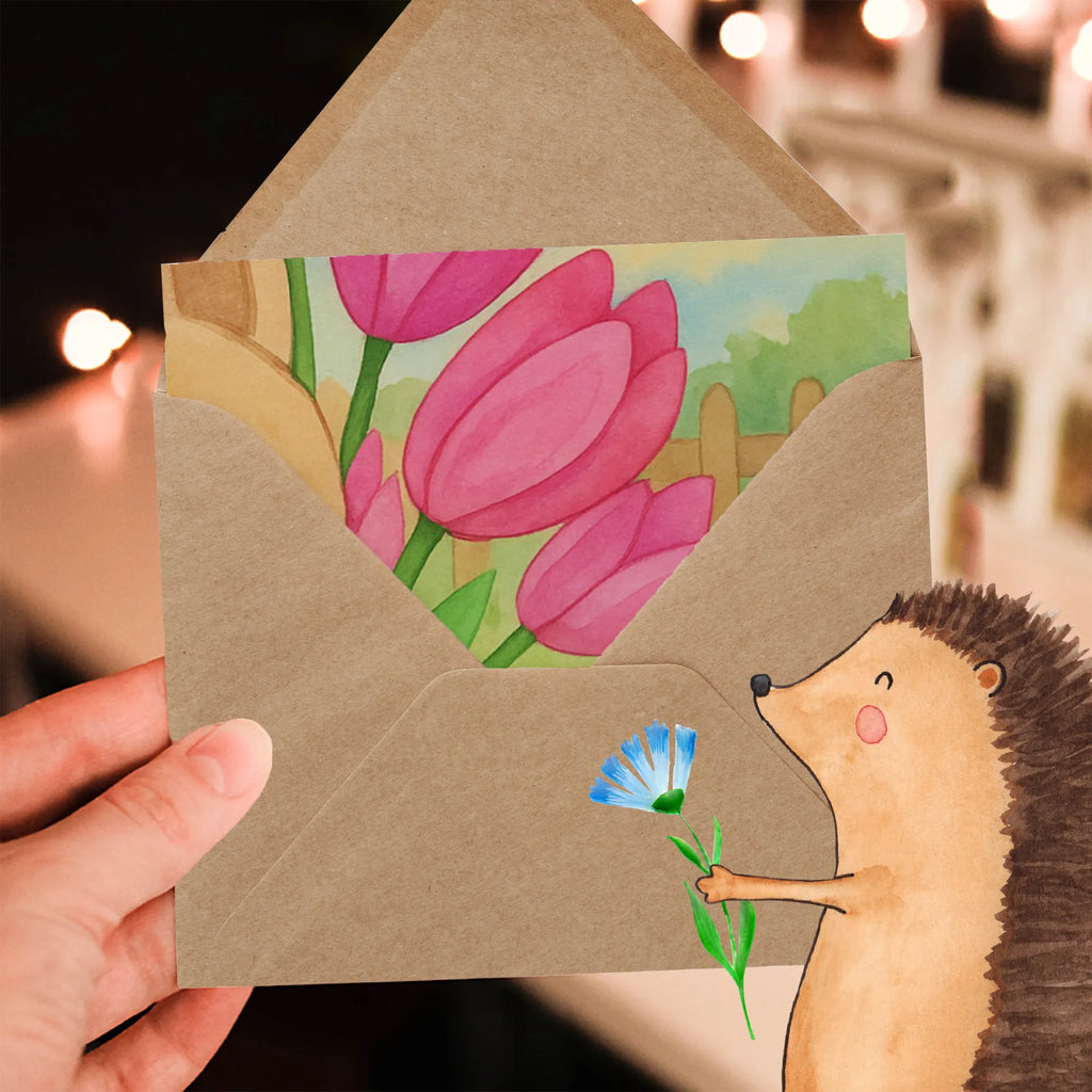 Karta Deluxe królik tulipany Design Wielkanoc, zajączek wielkanocny, prezenty wielkanocne, gniazdo wielkanocne, dekoracje wielkanocne, prezenty na Wielkanoc, prezent wielkanocny, prezenty wielkanocne dla dzieci, Wielkanoc dla dzieci