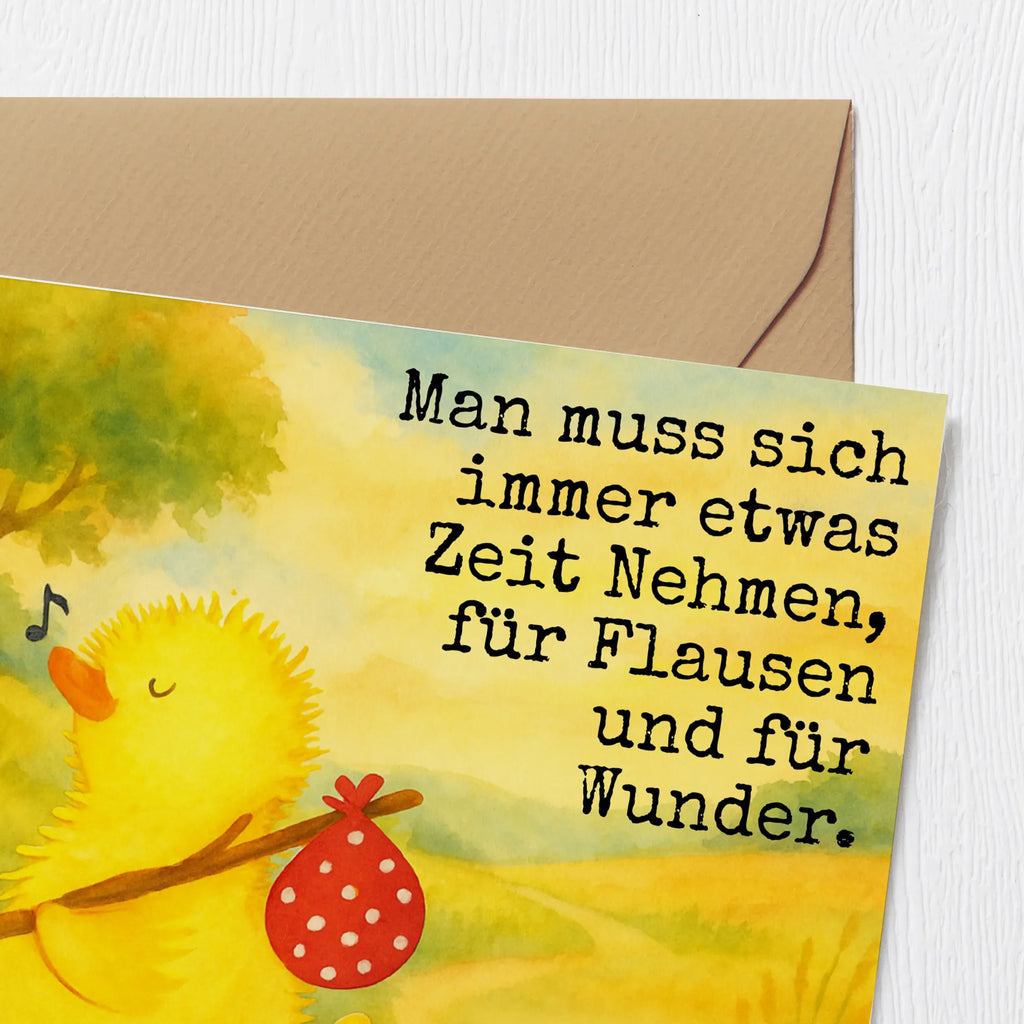 Karta Deluxe pisklę Wędrówka Design Wielkanoc, zajączek wielkanocny, prezenty wielkanocne, gniazdo wielkanocne, dekoracje wielkanocne, prezenty na Wielkanoc, prezent wielkanocny, prezenty wielkanocne dla dzieci, Wielkanoc dla dzieci