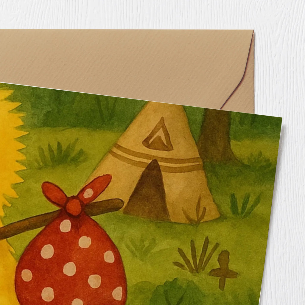 Karta Deluxe pisklę Wędrówka Design Wielkanoc, zajączek wielkanocny, prezenty wielkanocne, gniazdo wielkanocne, dekoracje wielkanocne, prezenty na Wielkanoc, prezent wielkanocny, prezenty wielkanocne dla dzieci, Wielkanoc dla dzieci