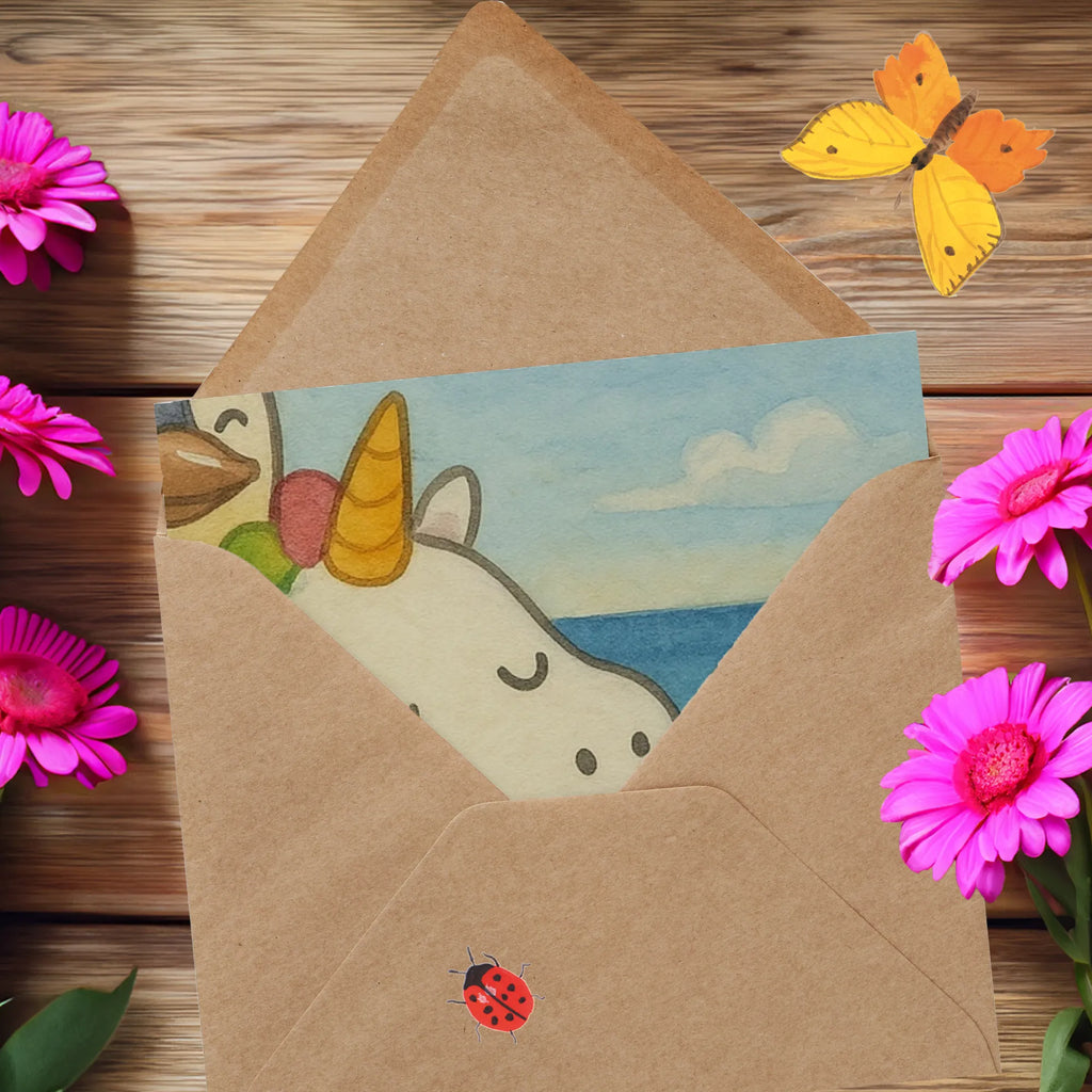 Karta Deluxe pingwin oponka Design Lato, motywy letnie, motywy wakacyjne, produkty dla urlopowiczów, produkty letnie