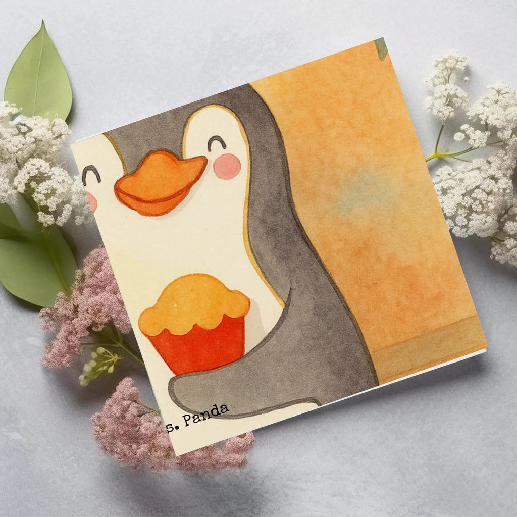 Karta Deluxe Pingwin Urodziny Design Urodziny, prezent urodzinowy, prezent