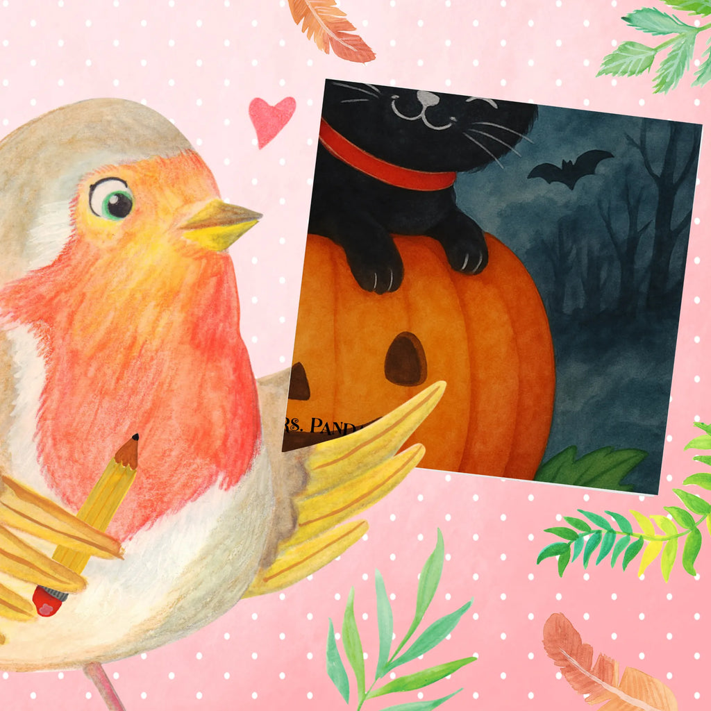 Karta Deluxe Czarna Kot Design dekoracja, dekoracje, prezenty, dawanie