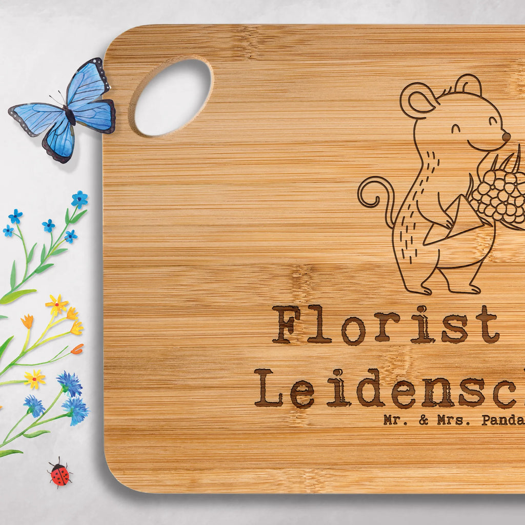 Bamboo chopping board Florist Passion gift, sayings, gift idea, best, farewell gift, passing exam, anniversary, retirement, promotion, job start, profession