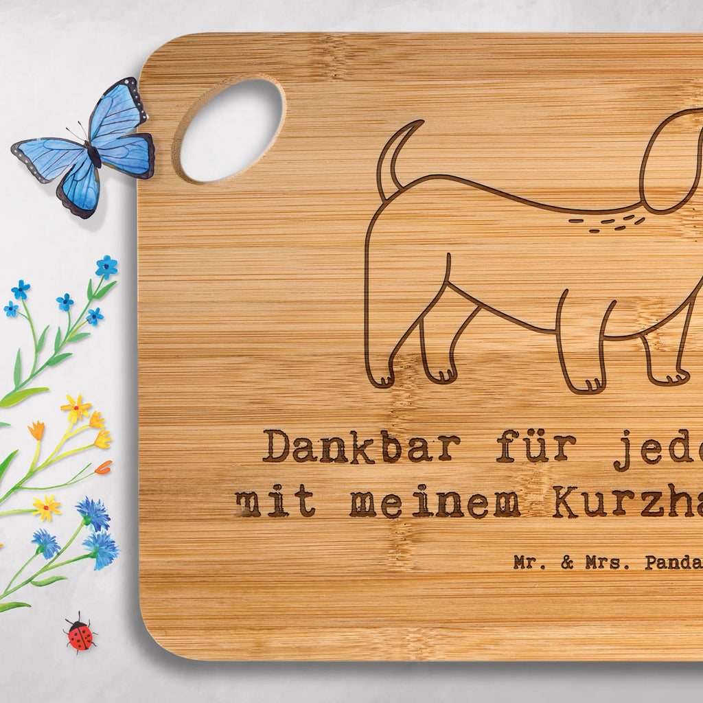 Bamboo chopping board Dachshund Smooth-haired Dachshund moment gift, animal lover, giving, dog breed, purebred dog, dog owner, puppy