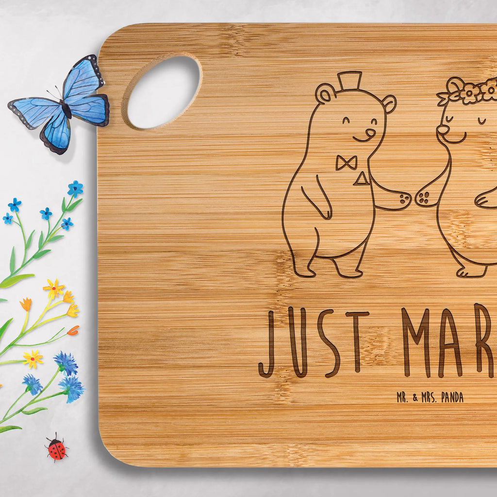 Bambus - deska do krojenia Niedźwiedzie ślub Wesele, prezent weselny, małżeństwo, przyjęcie weselne, ceremonia, prezent z ceremonii, karta weselna, przyjęcie zaręczynowe, prezent z zaręczyn, pomysły na prezenty weselne, prezenty weselne dla pary młodej