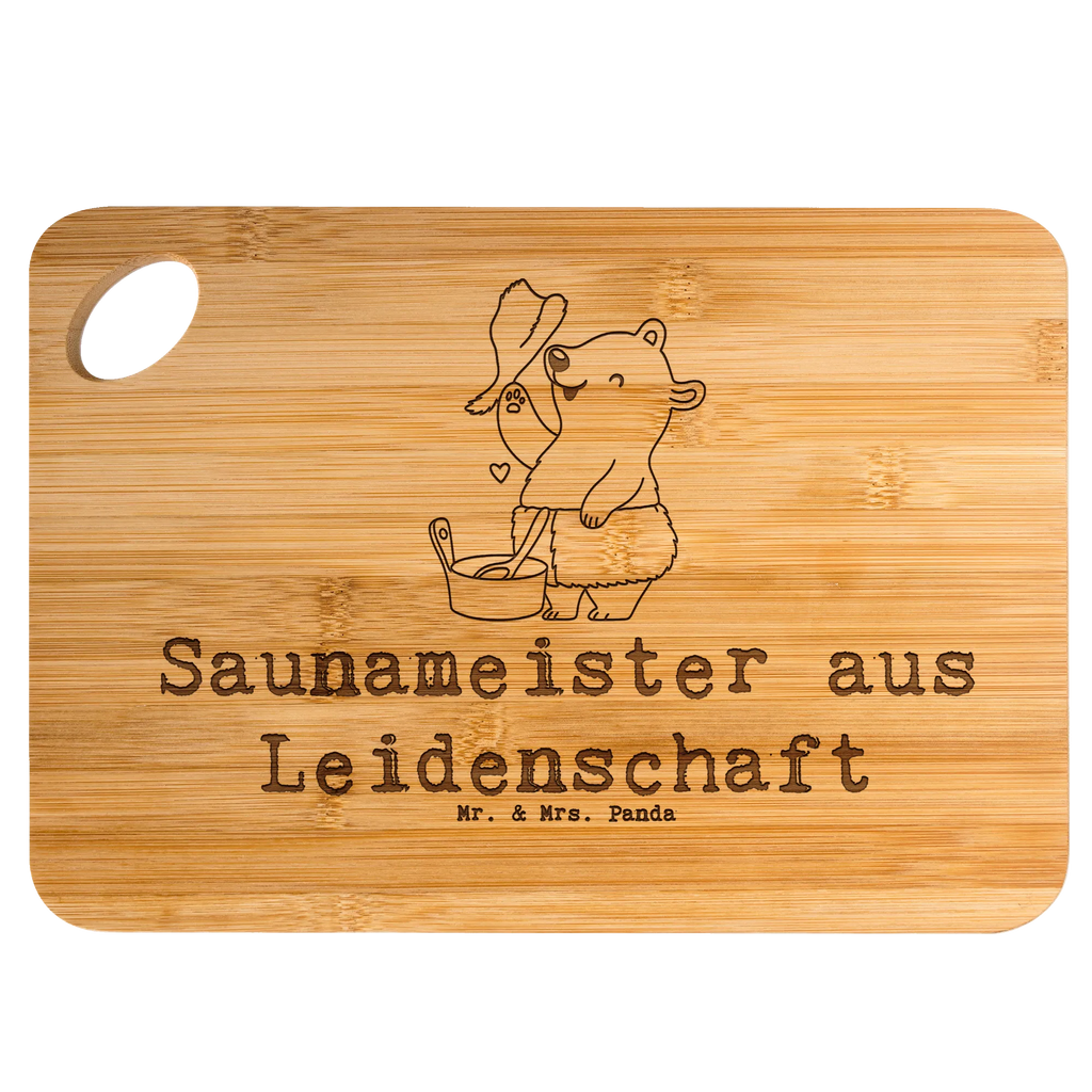 Bamboo chopping board Sauna Master Passion gift, sayings, gift idea, best, farewell gift, passing exam, anniversary, retirement, promotion, job start, profession