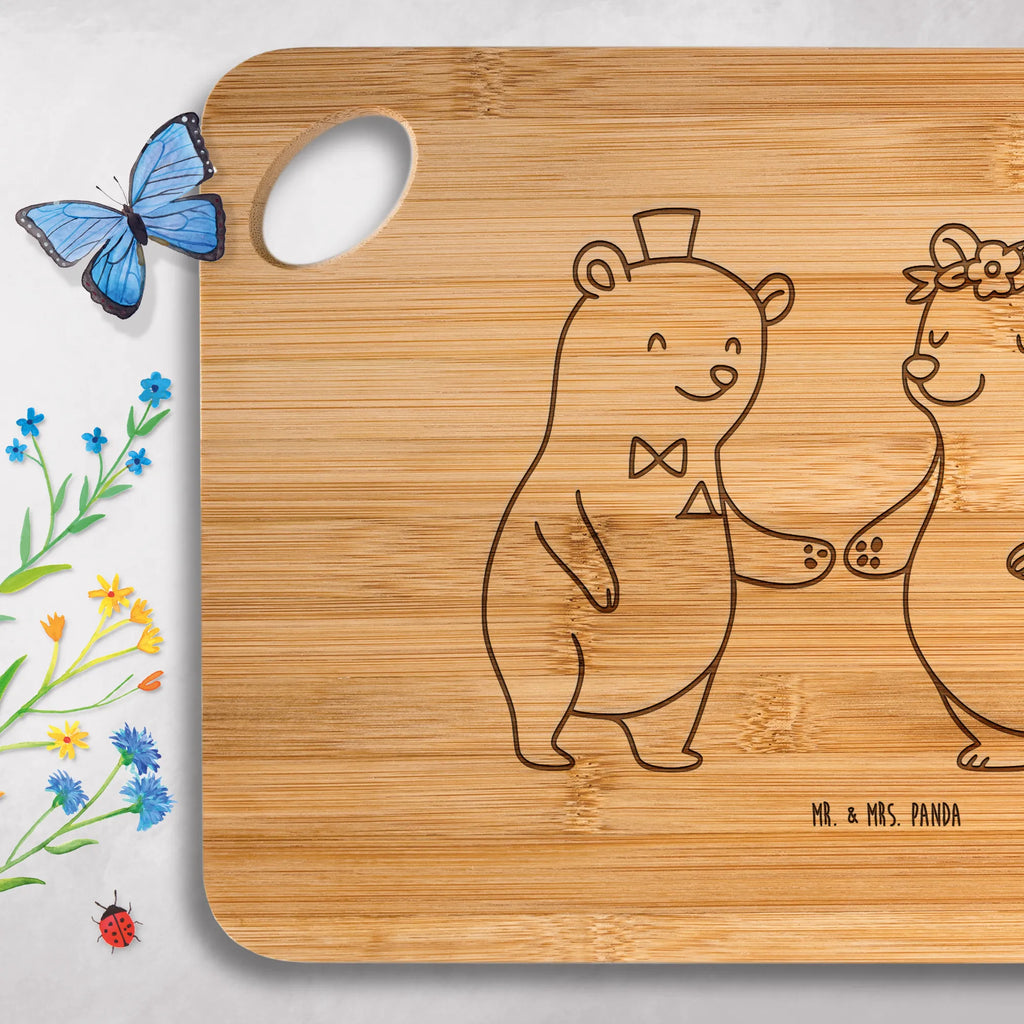 Bambus - deska do krojenia Niedźwiedzie ślub Wesele, prezent weselny, małżeństwo, przyjęcie weselne, ceremonia, prezent z ceremonii, karta weselna, przyjęcie zaręczynowe, prezent z zaręczyn, pomysły na prezenty weselne, prezenty weselne dla pary młodej