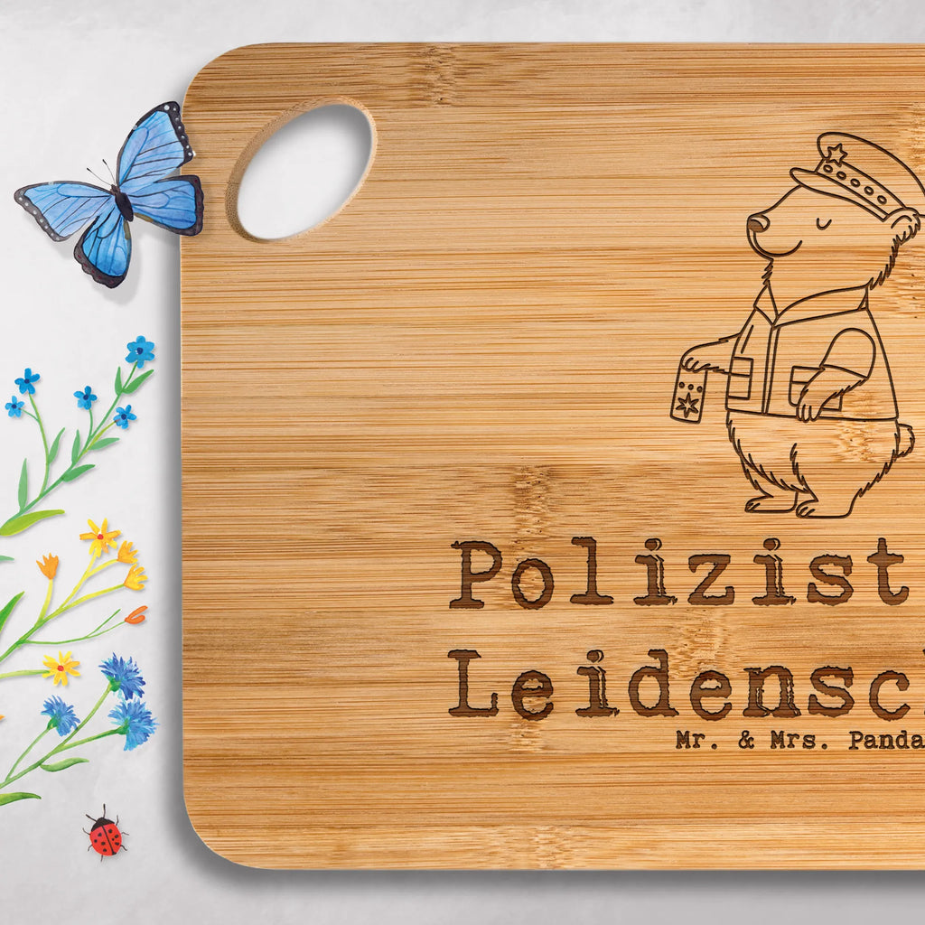 Bamboo chopping board policeman Passion gift, sayings, gift idea, best, farewell gift, passing exam, anniversary, retirement, promotion, job start, profession