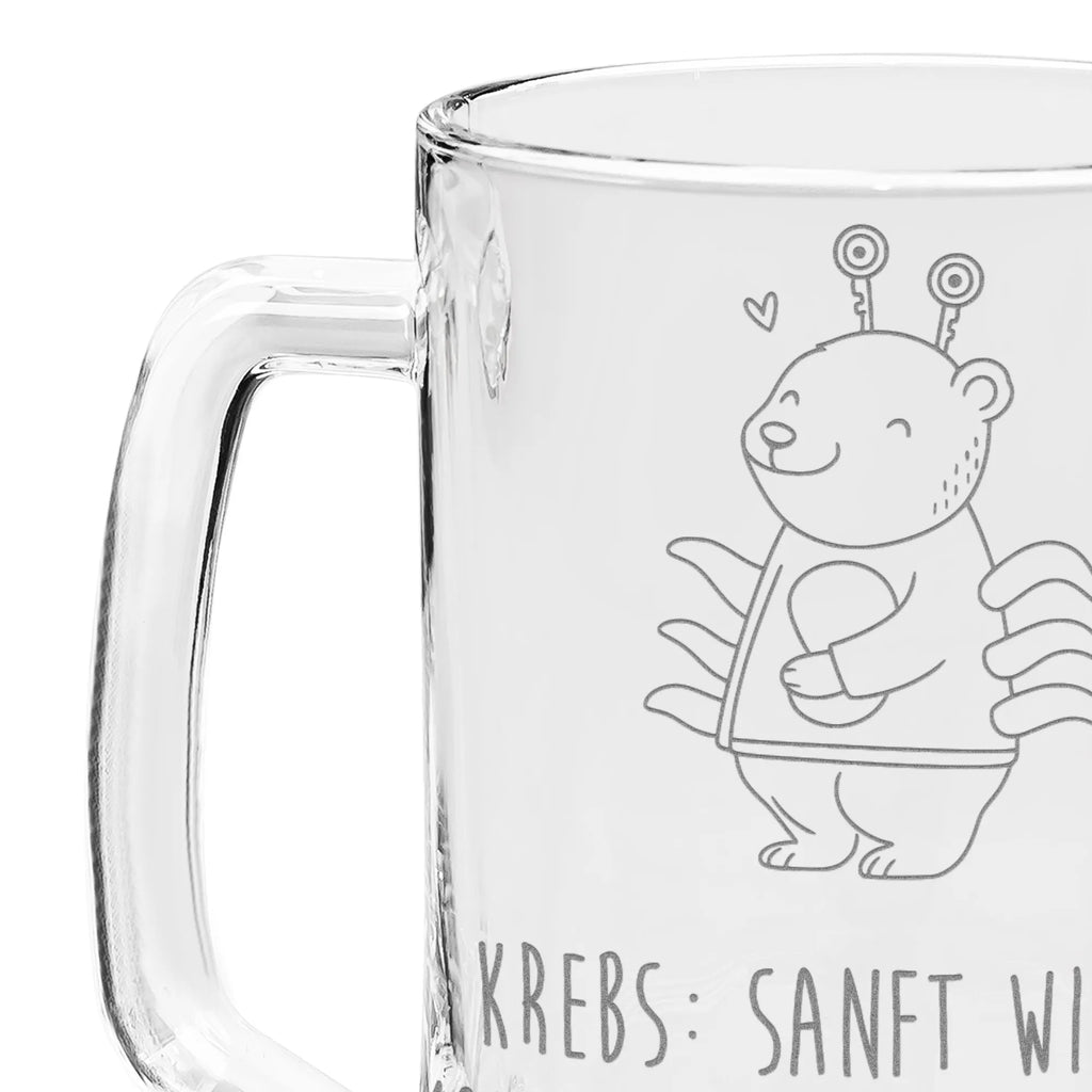 Grawerowany Kufel Piwa krab Astrologia Znak zodiaku, gwiazdozbiór, astrologia, ascendent