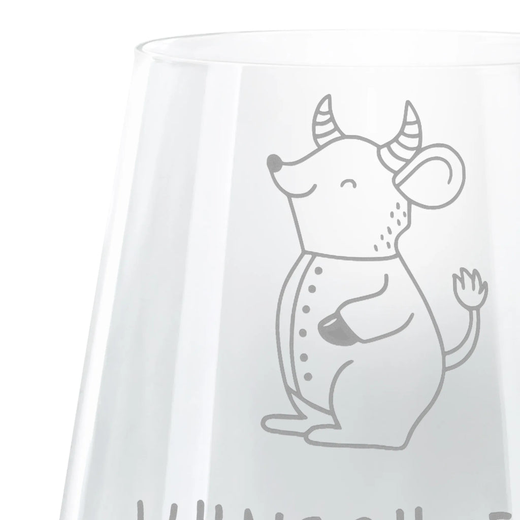 Spersonalizowany grawerowany świecznik Byk Astrologia Znak zodiaku, gwiazdozbiór, astrologia, ascendent