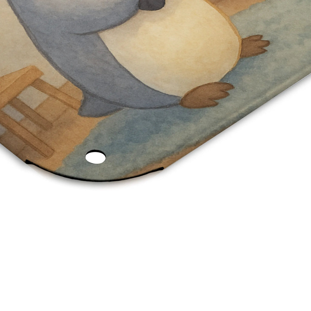 Metalowy szyld pingwin grać Design Prezent, Dyscyplina sportowa, Darować, Dziękuję, Dzięki, Wyróżnienie, Wygrana, Sportowiec